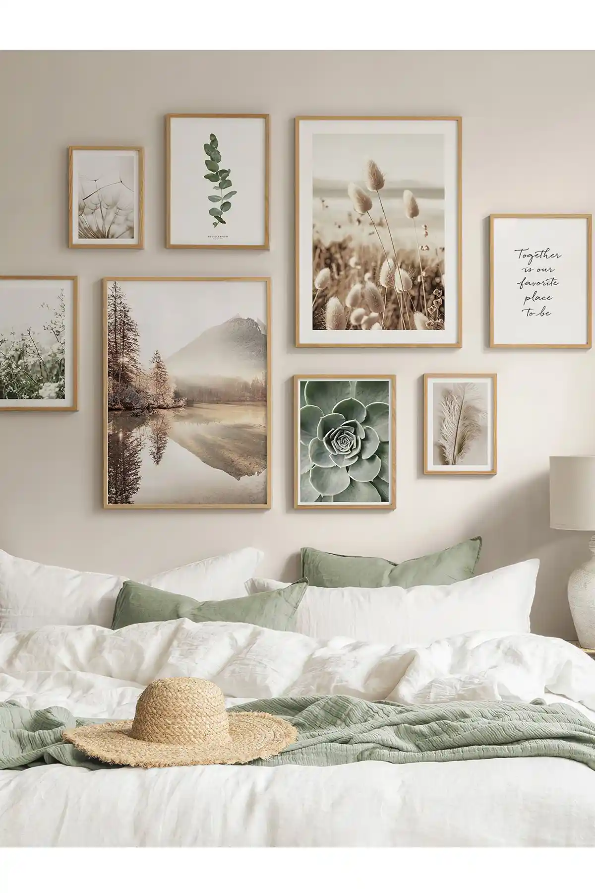 Artavessa 8 Parça MDF Tablo Seti Modern ve Şık İç Mekan Dekorasyonu İçin