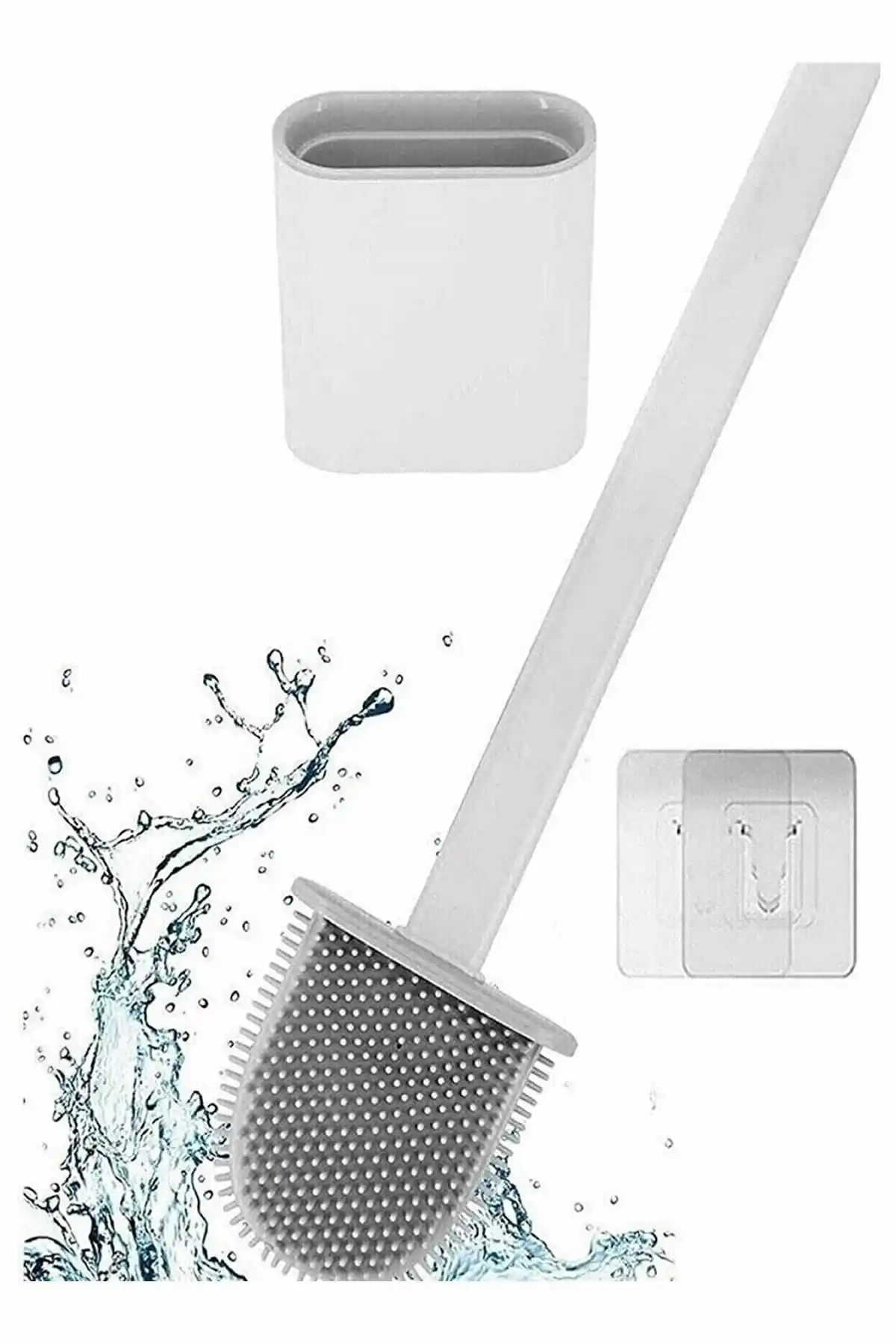 ARVALE Silikon Tuvalet Fırçası: Hijyenik ve Estetik Banyo Temizlik Çözümü