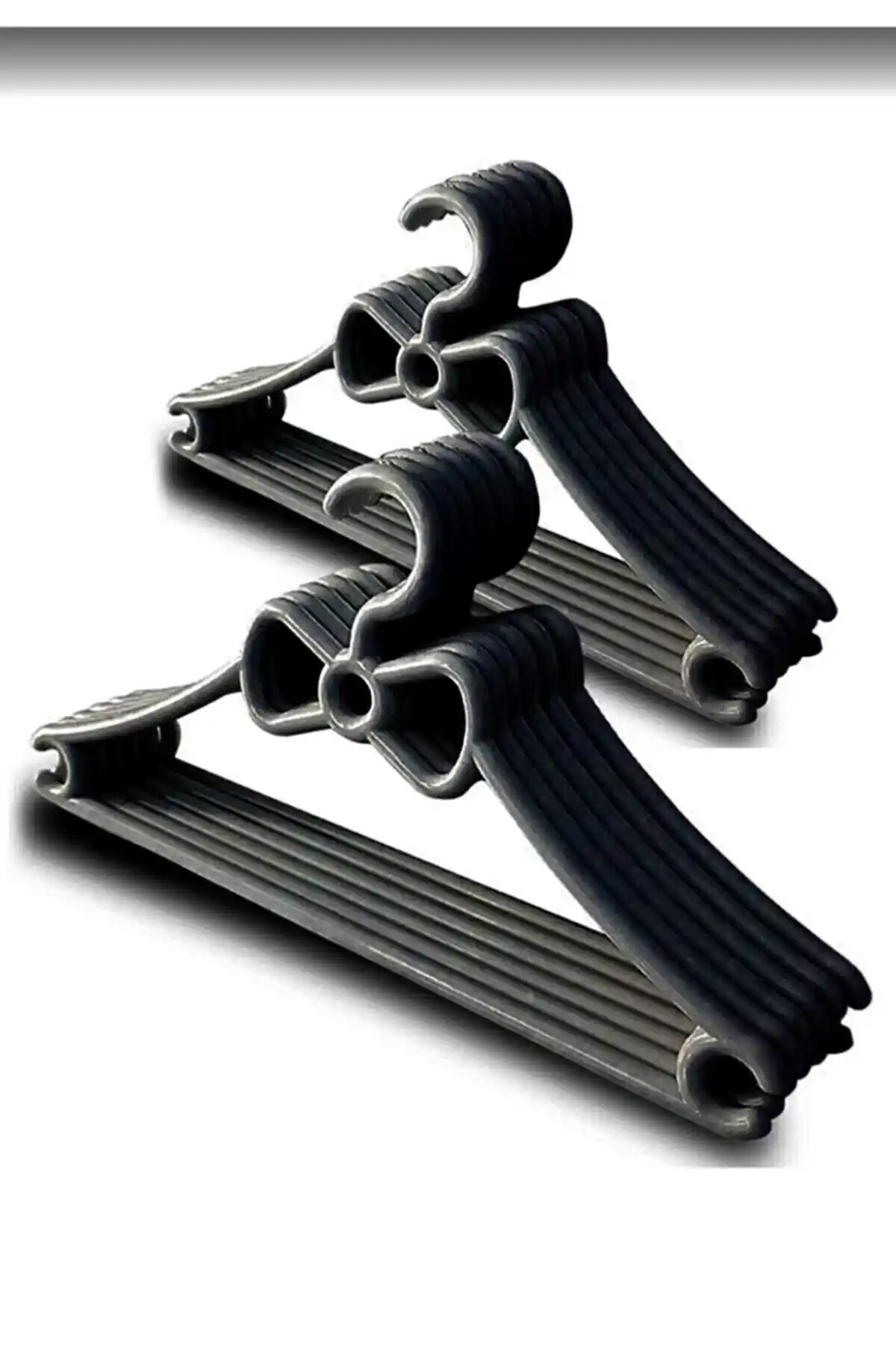 Askıcı Bebek Elbise Kıyafet Askısı 12 Adet Siyah Papyon Pratik ve Şık Çözüm