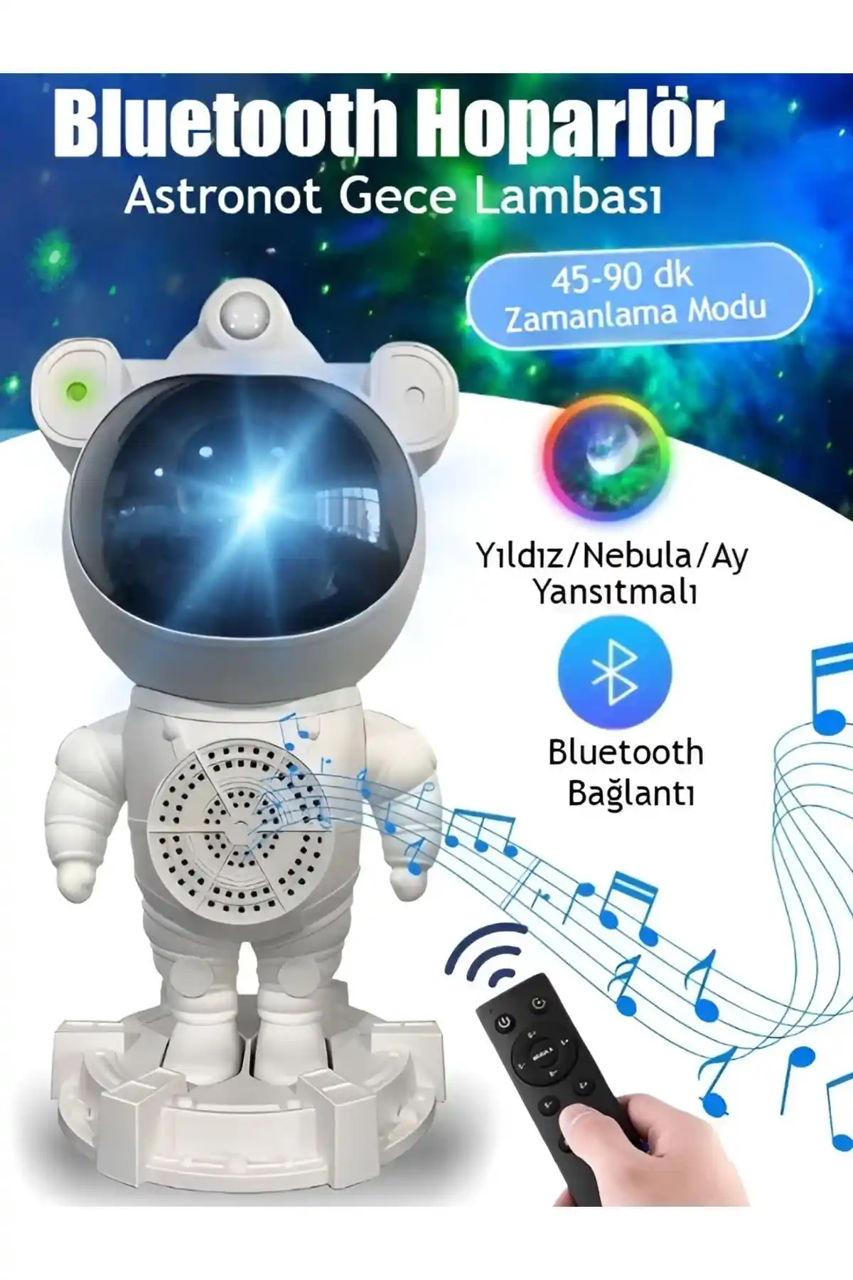 Astronot Temalı Gece Lambası ve Bluetooth Hoparlör Karşılaştırması