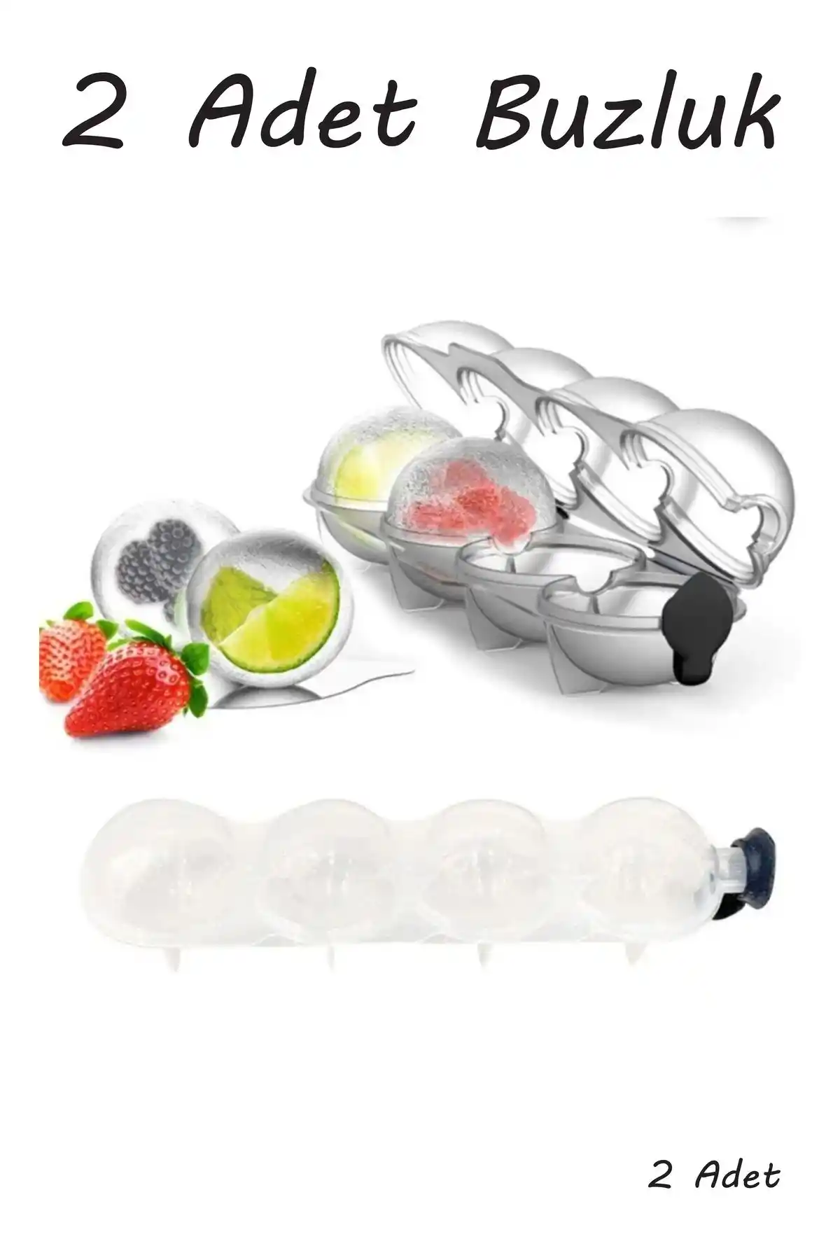 ATA HOME Buz Kalıbı Seti ile Şık ve Uzun Süre Soğuk İçecek Sunumu