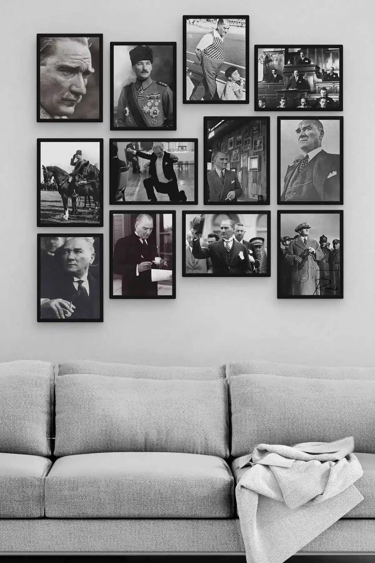Atatürk Temalı Dekoratif Tablolar Karşılaştırması: Modern ve İpli Tasarımlar