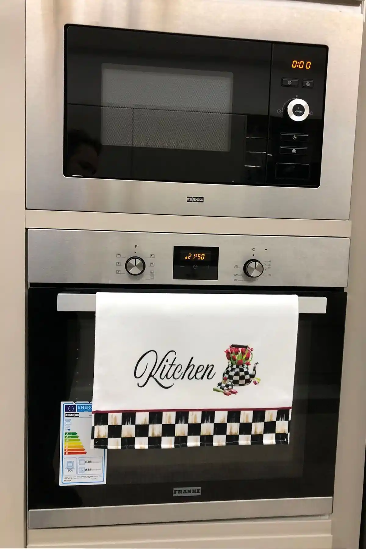 AYMİRAHOME Dekoratif Siyah Mutfak Havlusu Estetik ve Dayanıklılık Sunar