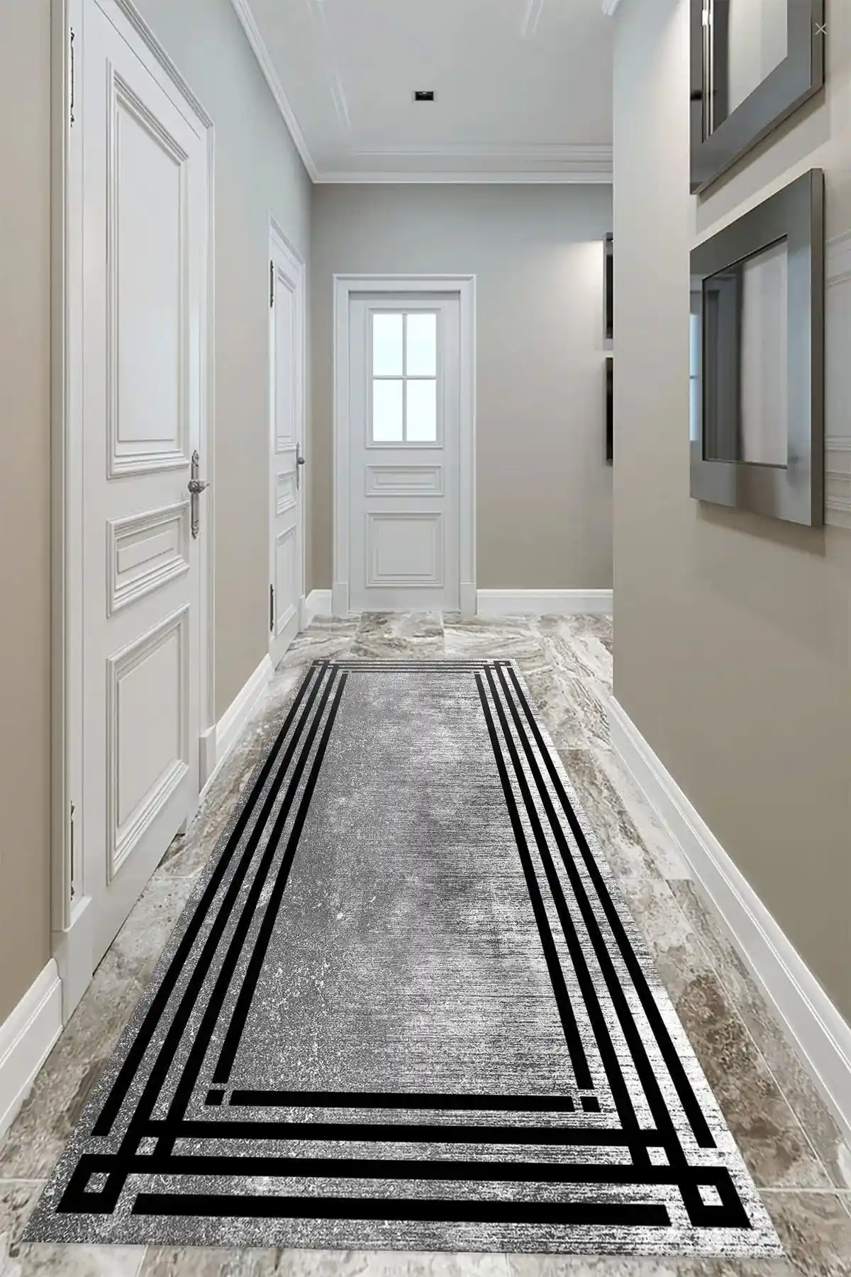 AYMİRAHOME Dört Mevsim Kaymaz Yıkanabilir Halı Modern ve Dayanıklı Tasarım