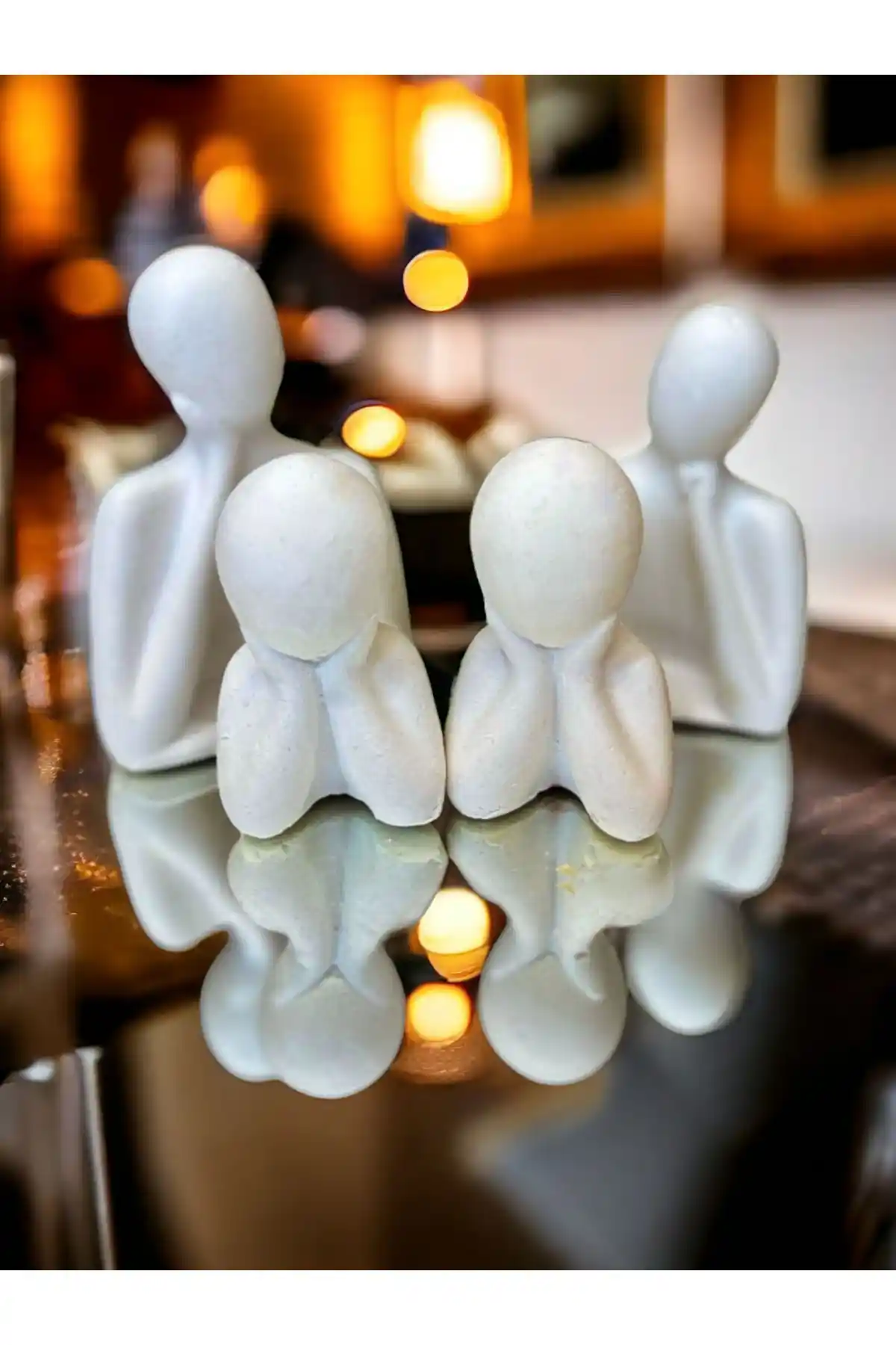 Aymumi Home'un Modern Beton Aile Figürleri Heykeli İç ve Dış Mekan Dekorasyonu İçin Uygun