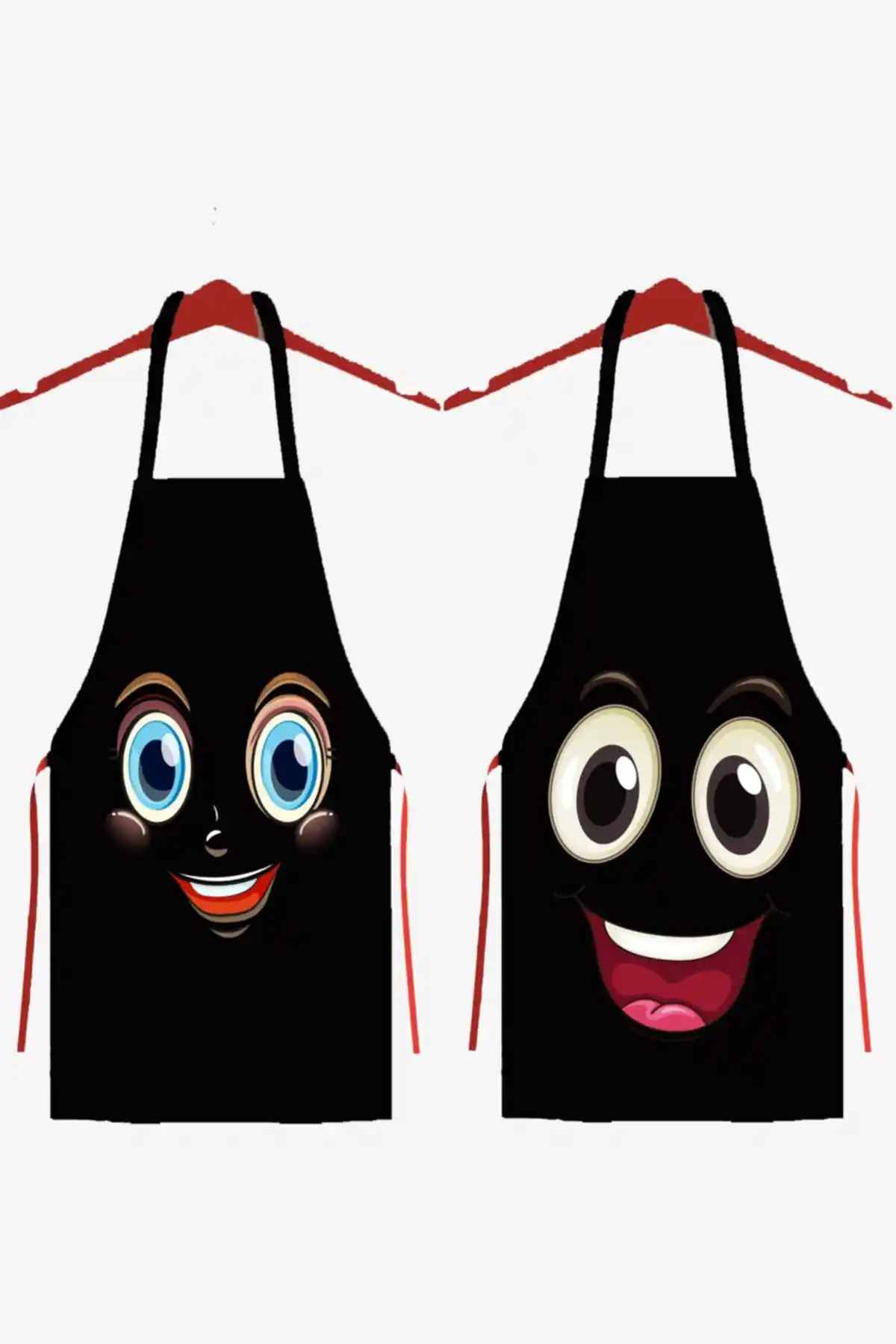 AYSHOME Çiftli Mutfak Önlüğü Seti Modern Tasarım ve Dayanıklı Kumaş Özellikleriyle