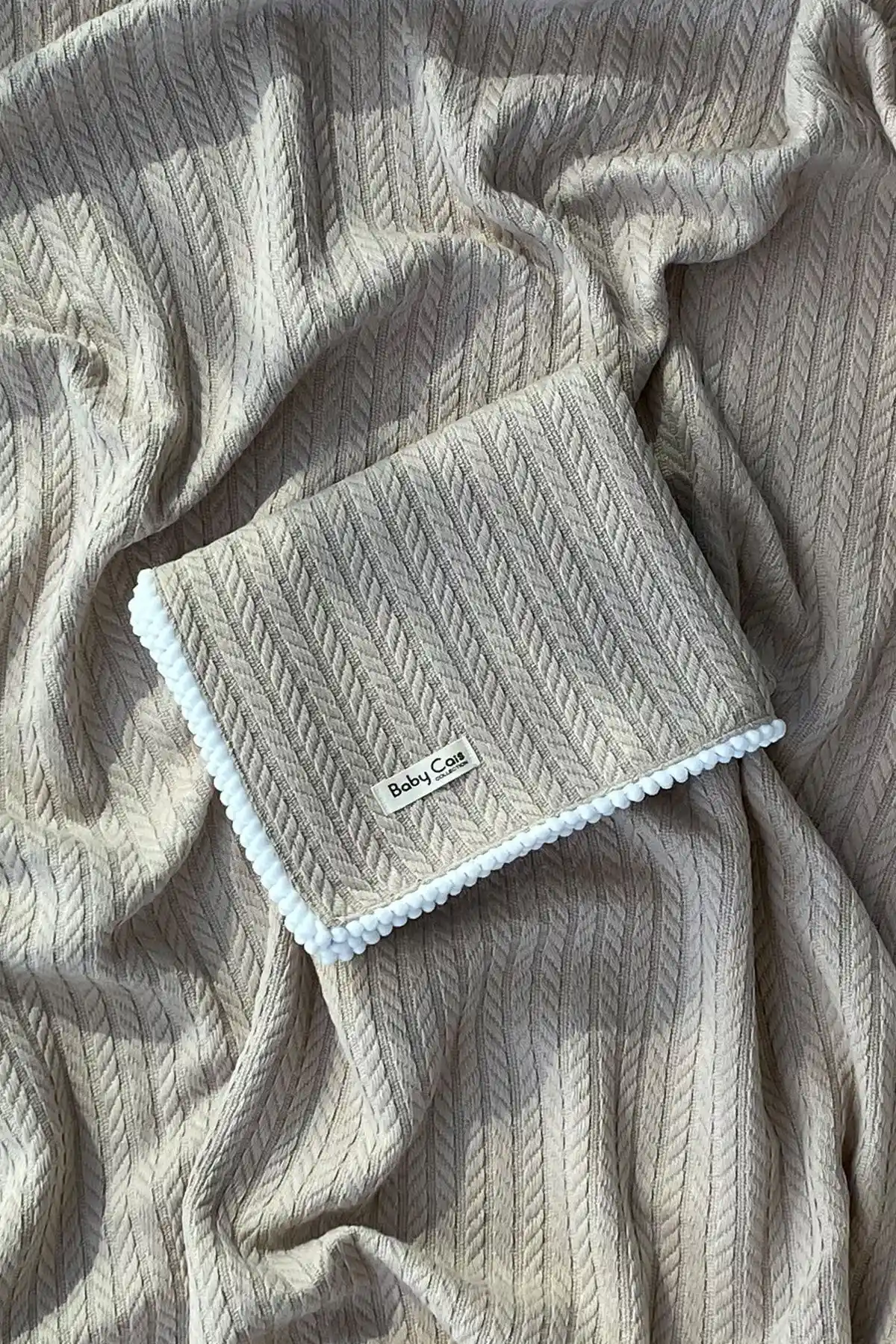 Baby Cais Collection Organik Pamuk Bebek Pikesi Doğal ve Konforlu Uyku Battaniyesi