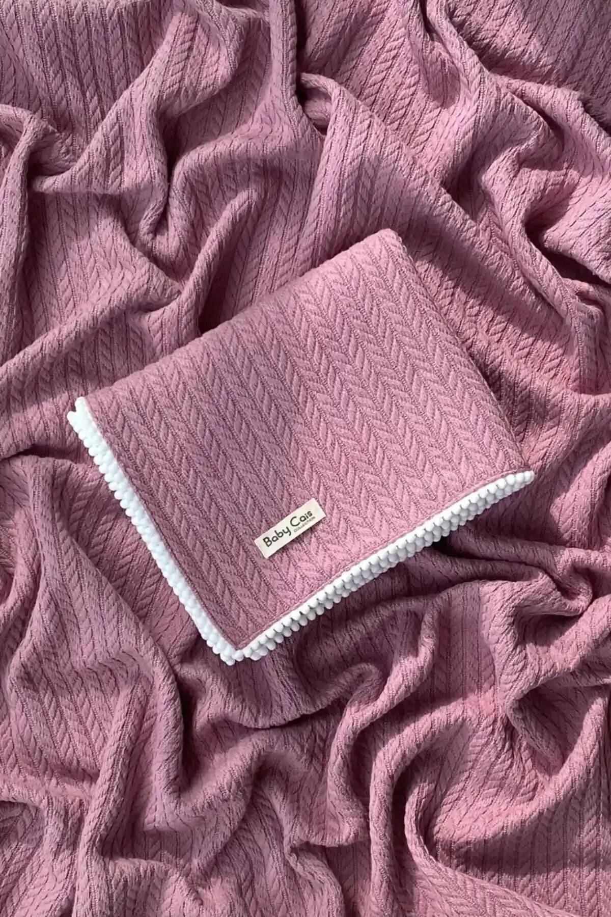 Baby Cais Collection Örgü Desenli Bebek Pikesi Sağlıklı ve Şık Tasarım