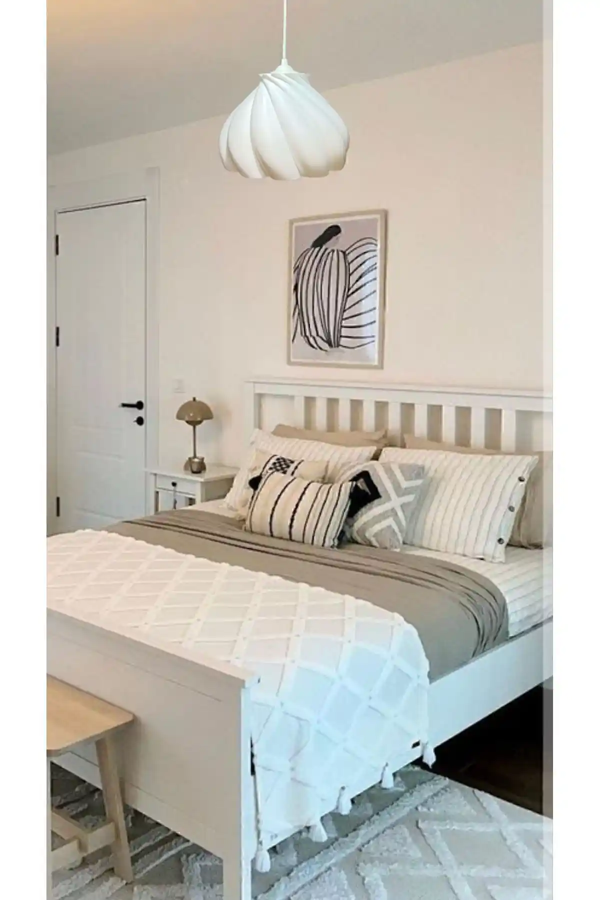 Bambulamp Pumpkin Tekli Avize Modern ve Şık İç Mekan Dekorasyonu İçin Uygun