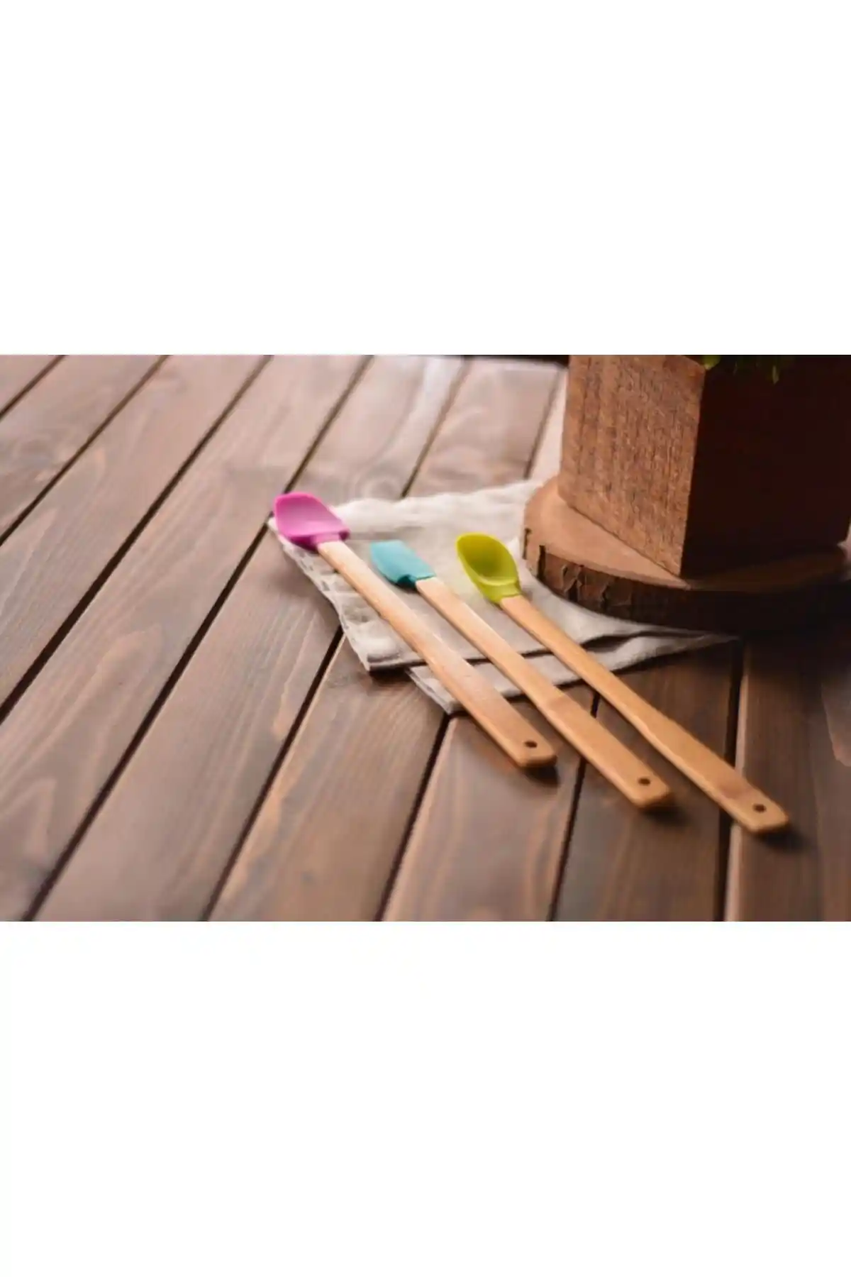 Bambum Zolly 3’lü Spatula Seti: Dayanıklı ve Pratik Mutfak Gereçleri