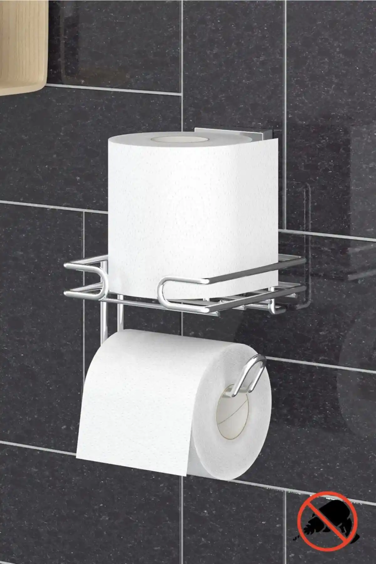 Banyo Aksesuarları Karşılaştırması: Easyfıx Yapışkanlı Kağıtlık ve İki Katlı Metal Raf