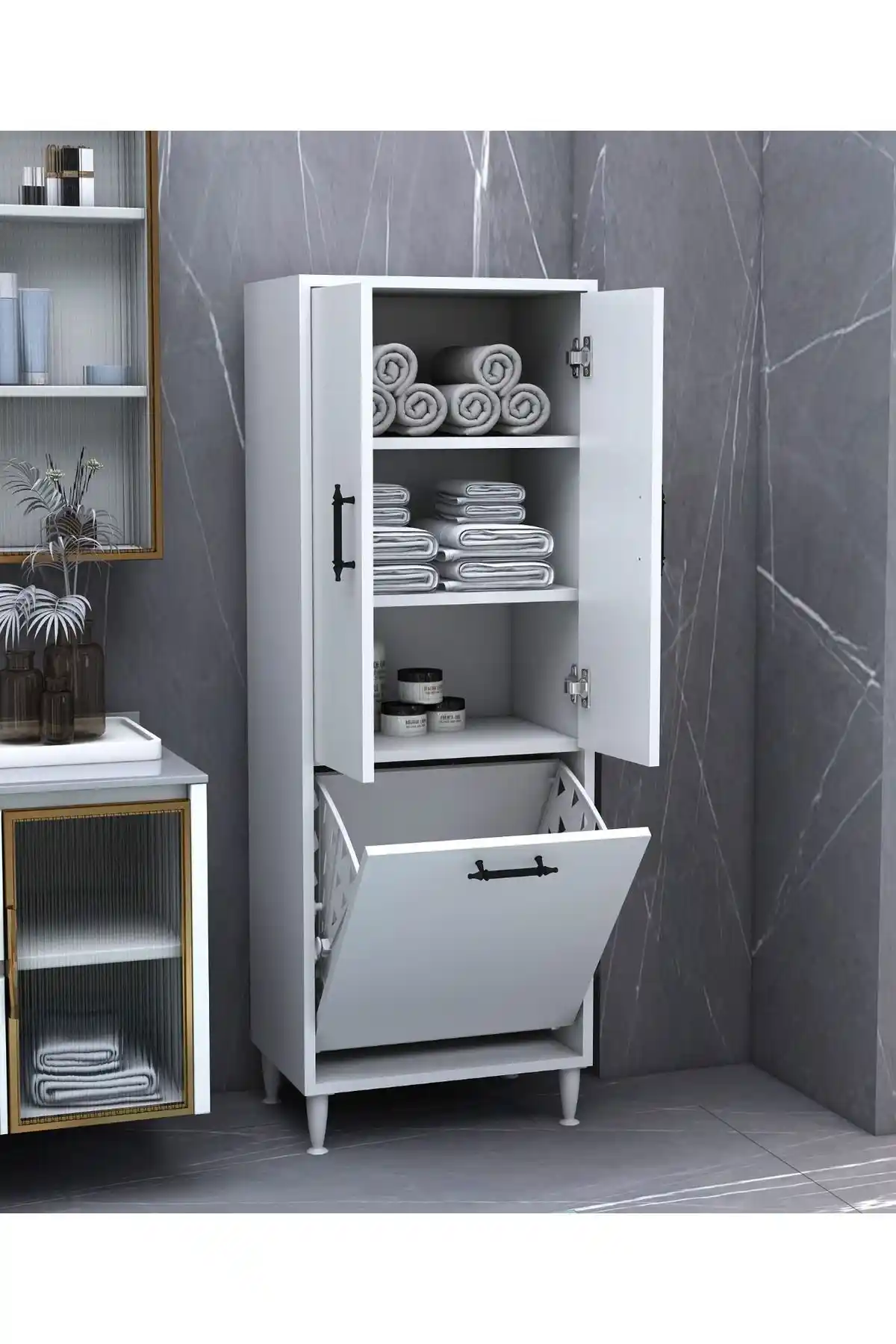 Banyo Dolapları Karşılaştırması: Dzdizayn Orkide ve Makbulce Nergiz Modelleri