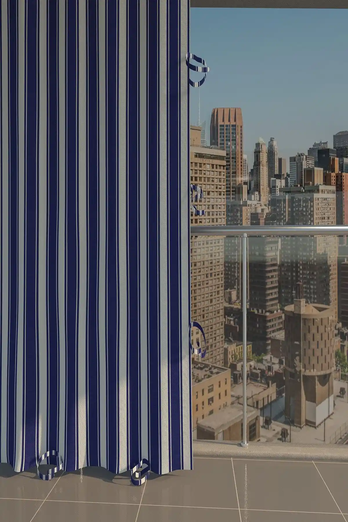 Basic Creation Balkon Perdesi Kalın Kumaşla Estetik ve Fonksiyonellik Sağlar