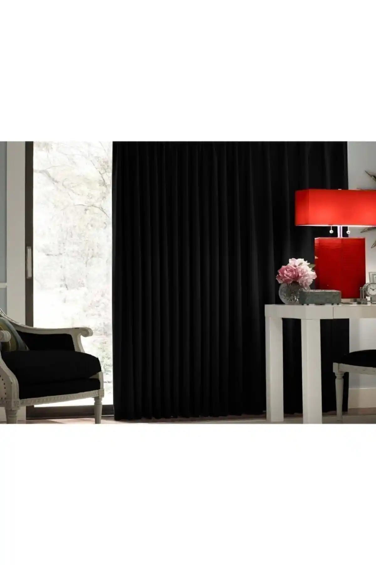 Basic Creation Siyah Blackout Karartma Perdesi: Estetik ve Fonksiyonellik Bir Arada