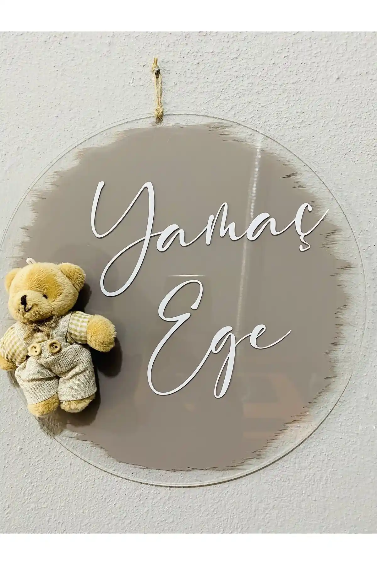 Bebek Odası Dekorasyonunda Kişiselleştirilebilir 30 Cm Pleksi Kapı Süsü Önerileri