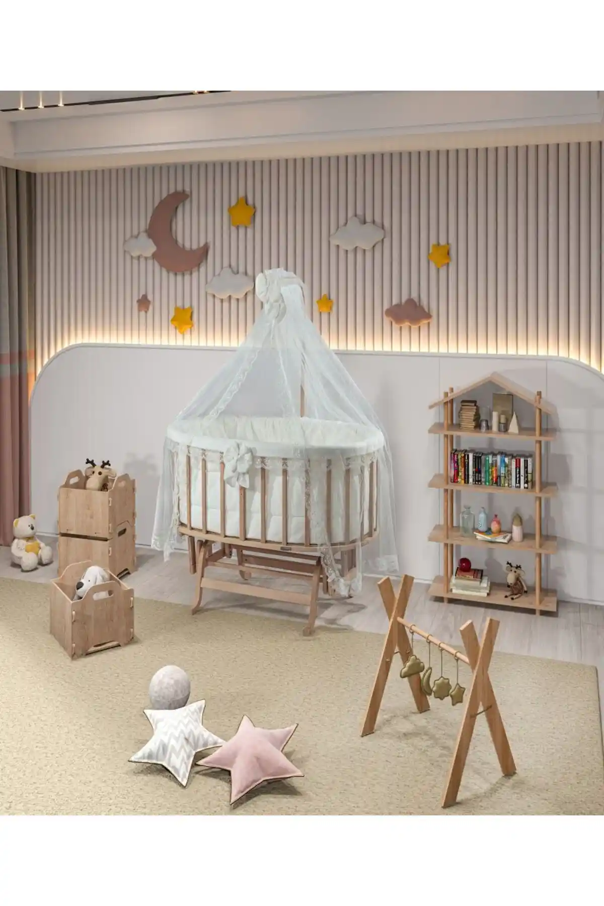 BebeK on For Amedan Gold Sepet Beşik Uyku Seti: Sağlıklı ve Güvenli Bebek Uyku Çözümü