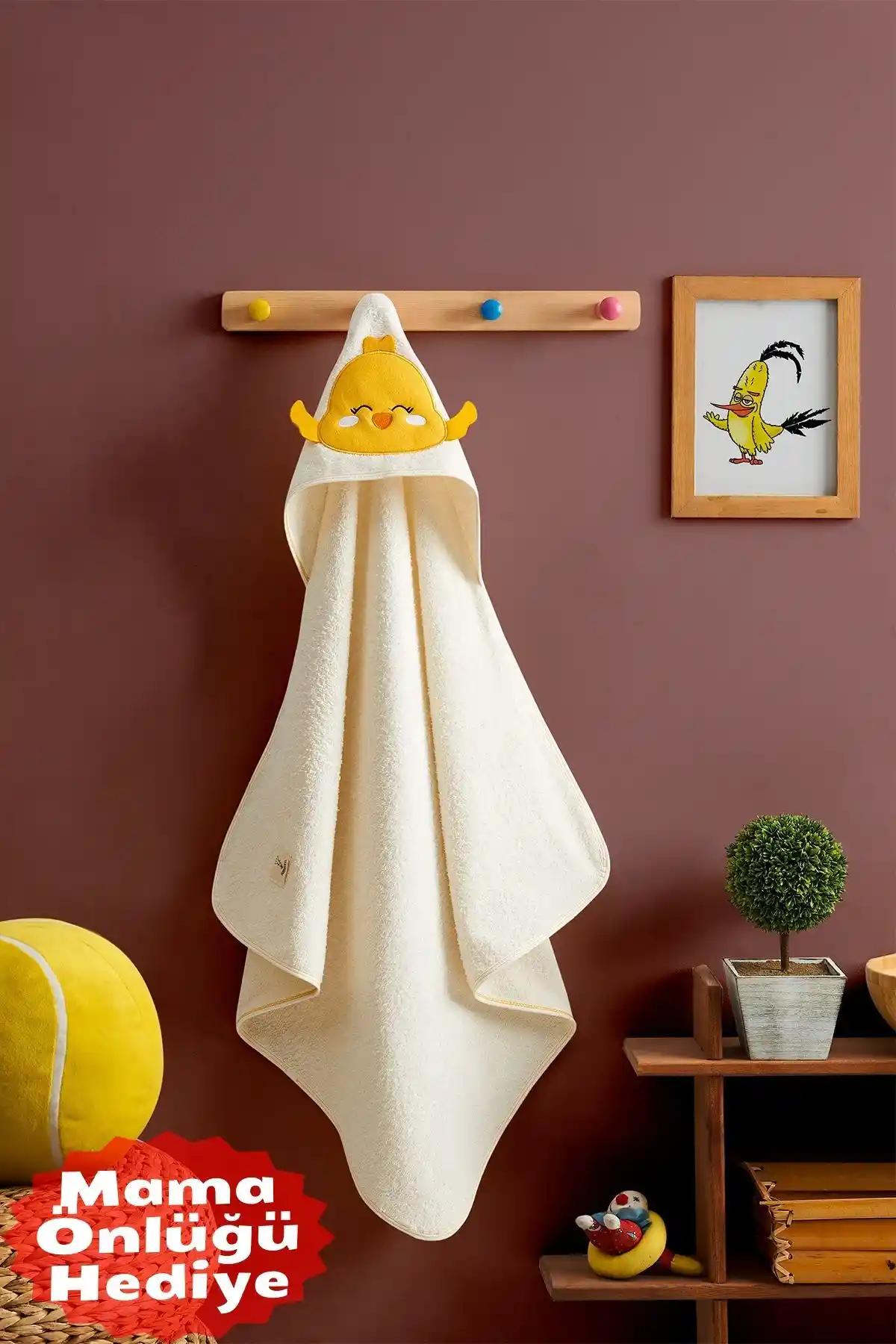 Bebekler İçin Yumuşak ve Renkli %100 Pamuklu Bebek Havlusu Ürünleri