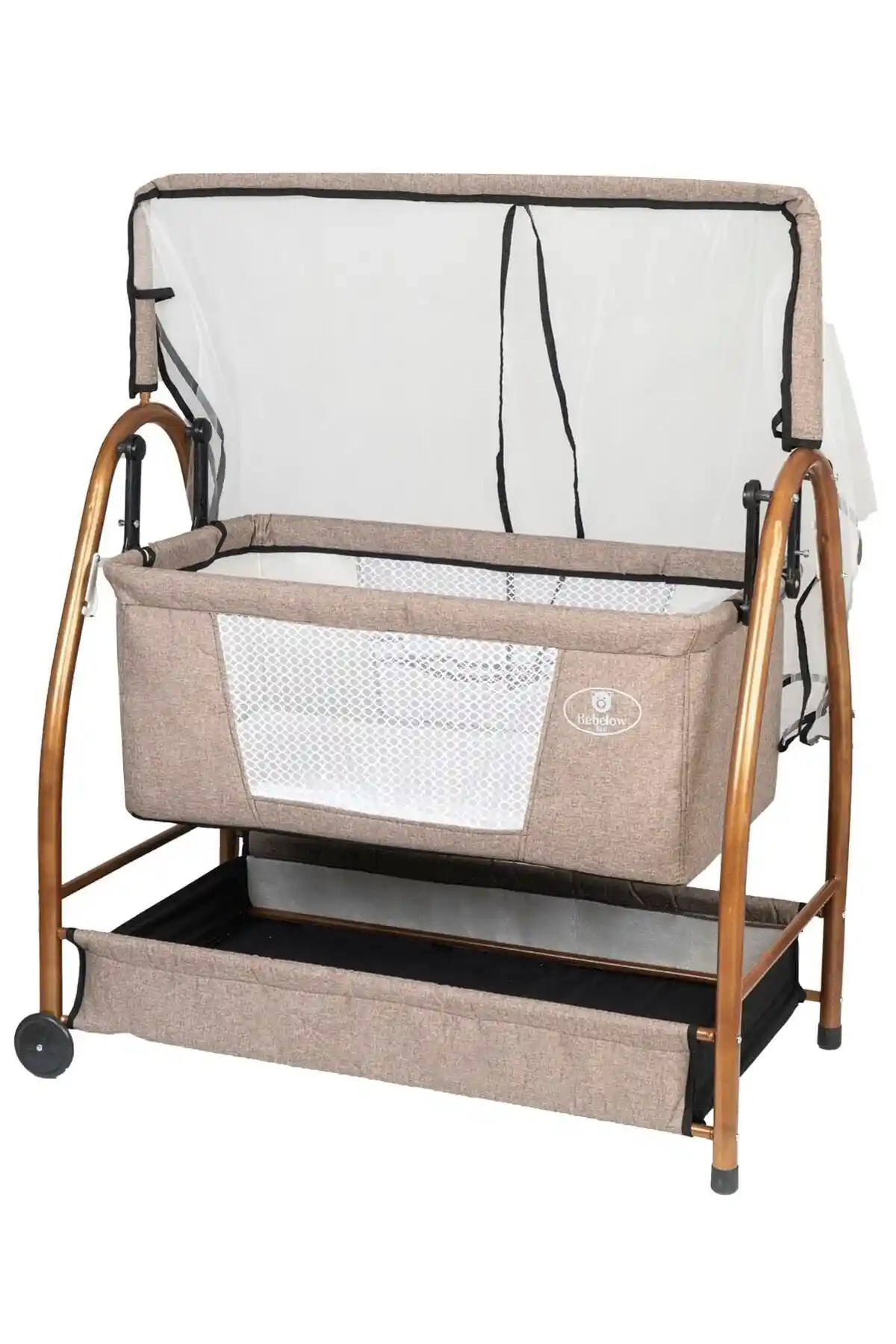 Bebelovv Gold Keten Kumaş Sallanabilir Beşik ve Özbay Btrend Babynest Yatak Karşılaştırması