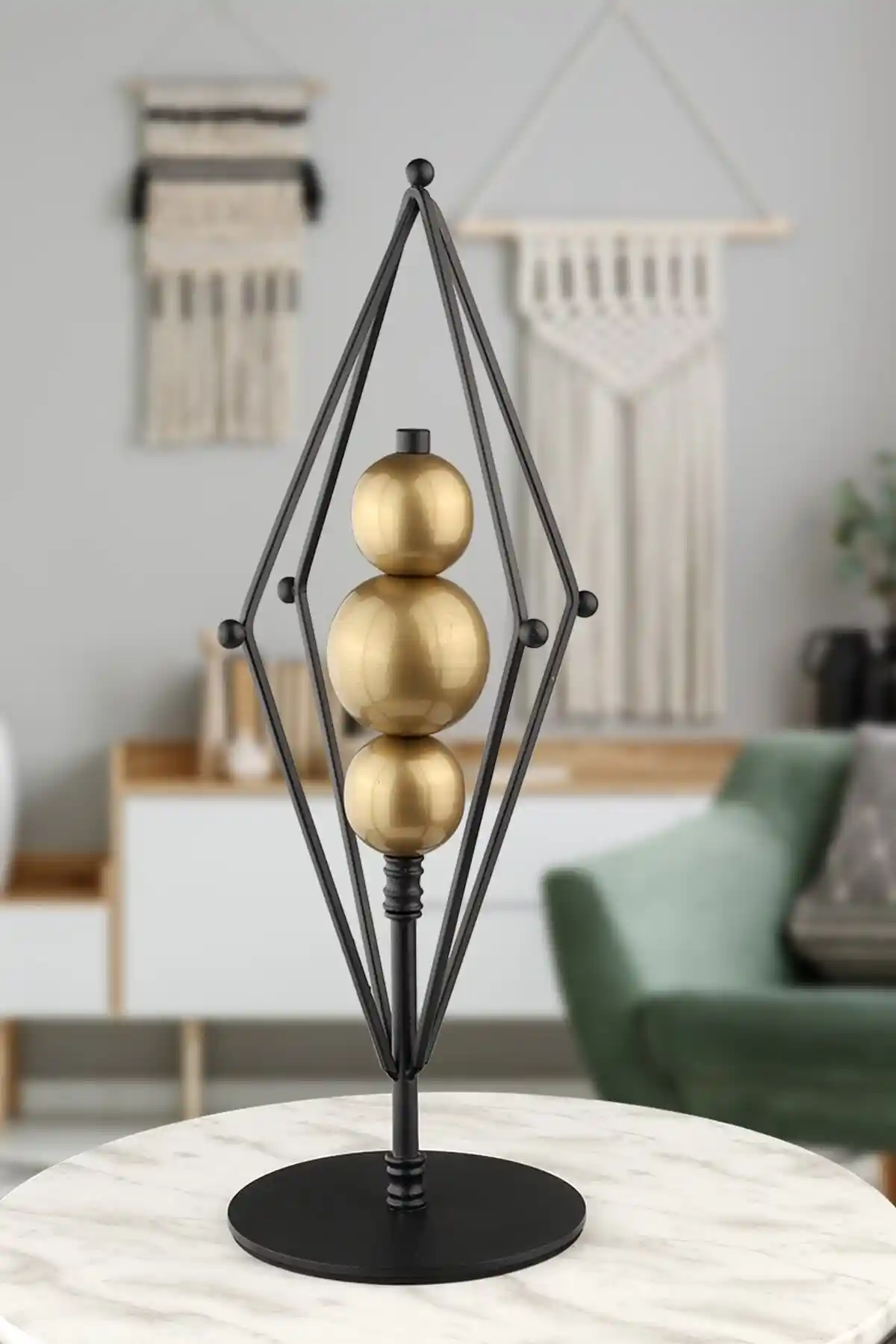 Begüsa Köln Siyah Eskitme Top Modern ve Vintage Dekorasyon İçin Uygun Seçenek