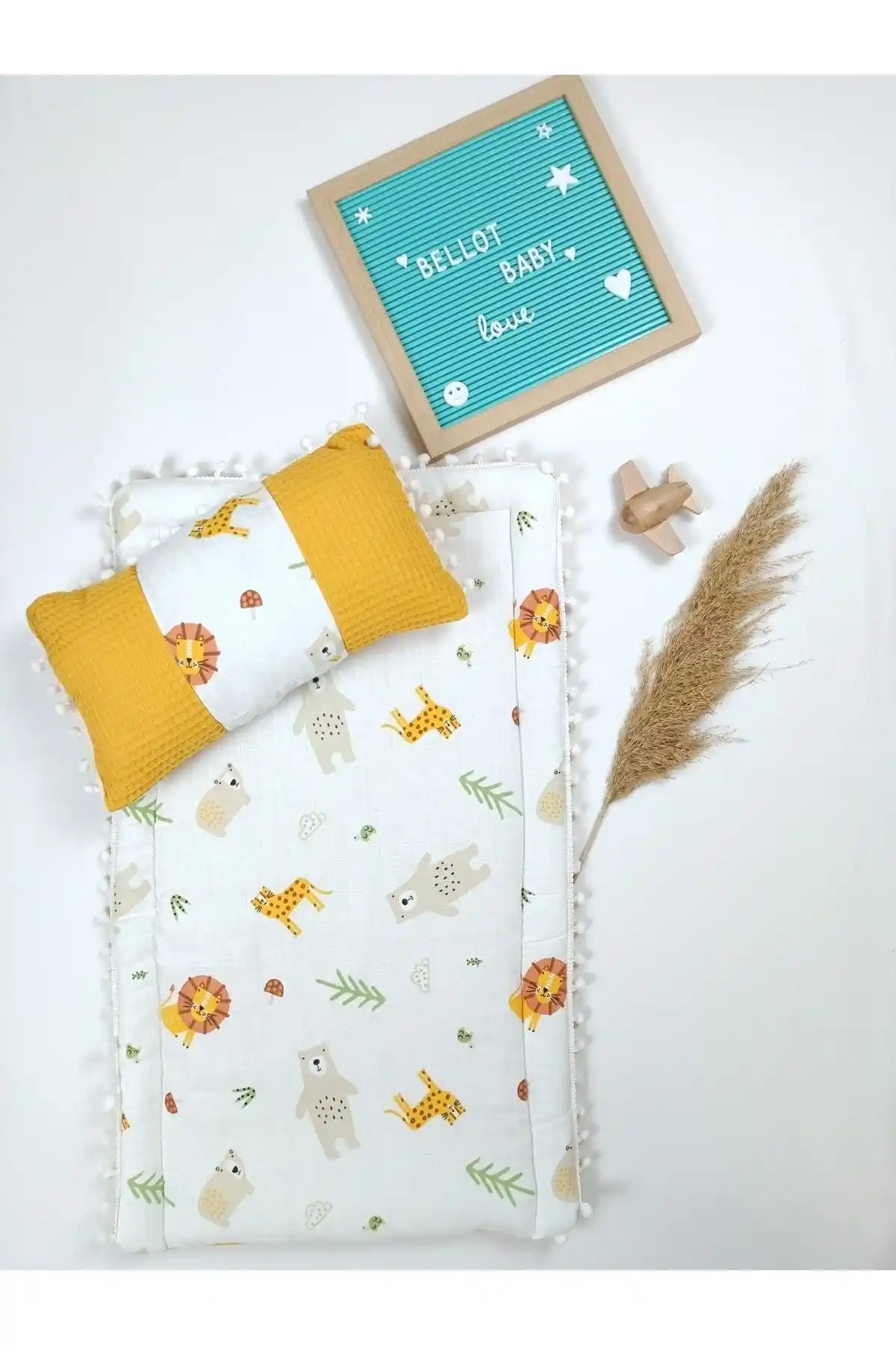 BELLOT Müslin Alt Açma Bakım Şiltesi: Konfor ve Şıklık Sunan Bebek Odası Aksesuarı