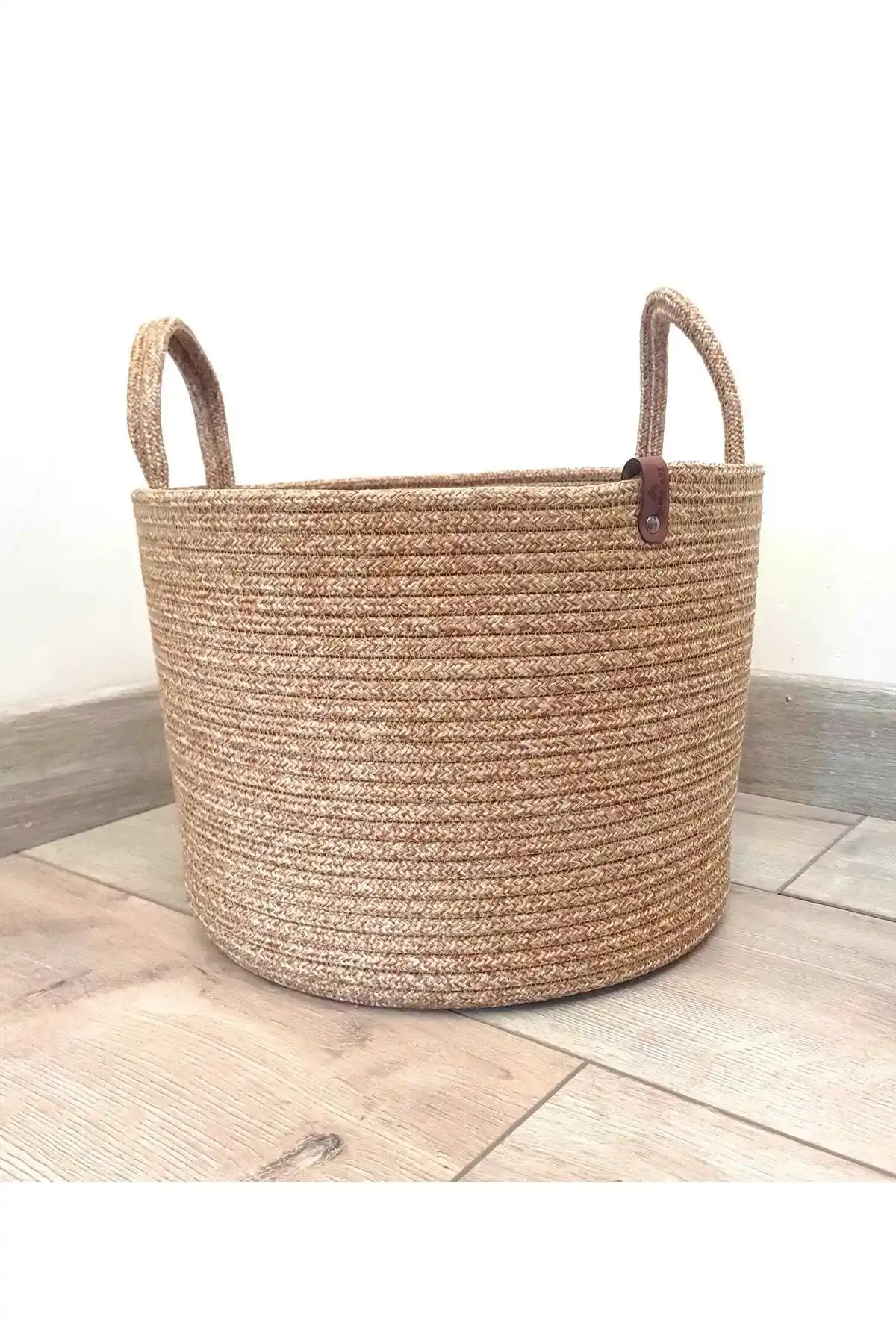 BEVEZ HOME Çok Amaçlı Hasır Sepet: Dayanıklı ve Şık Ev Depolama Çözümü