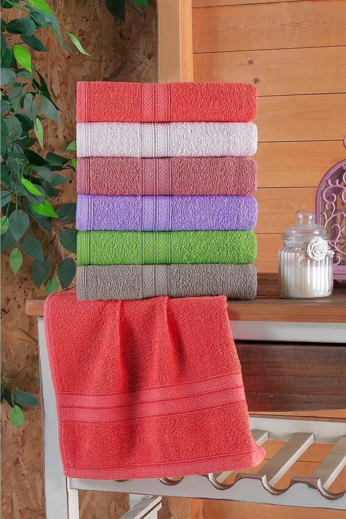 Binnur Home Renato 40x70 cm Çok Renkli El ve Yüz Havlusu Seti Şık ve Dayanıklı Tasarım