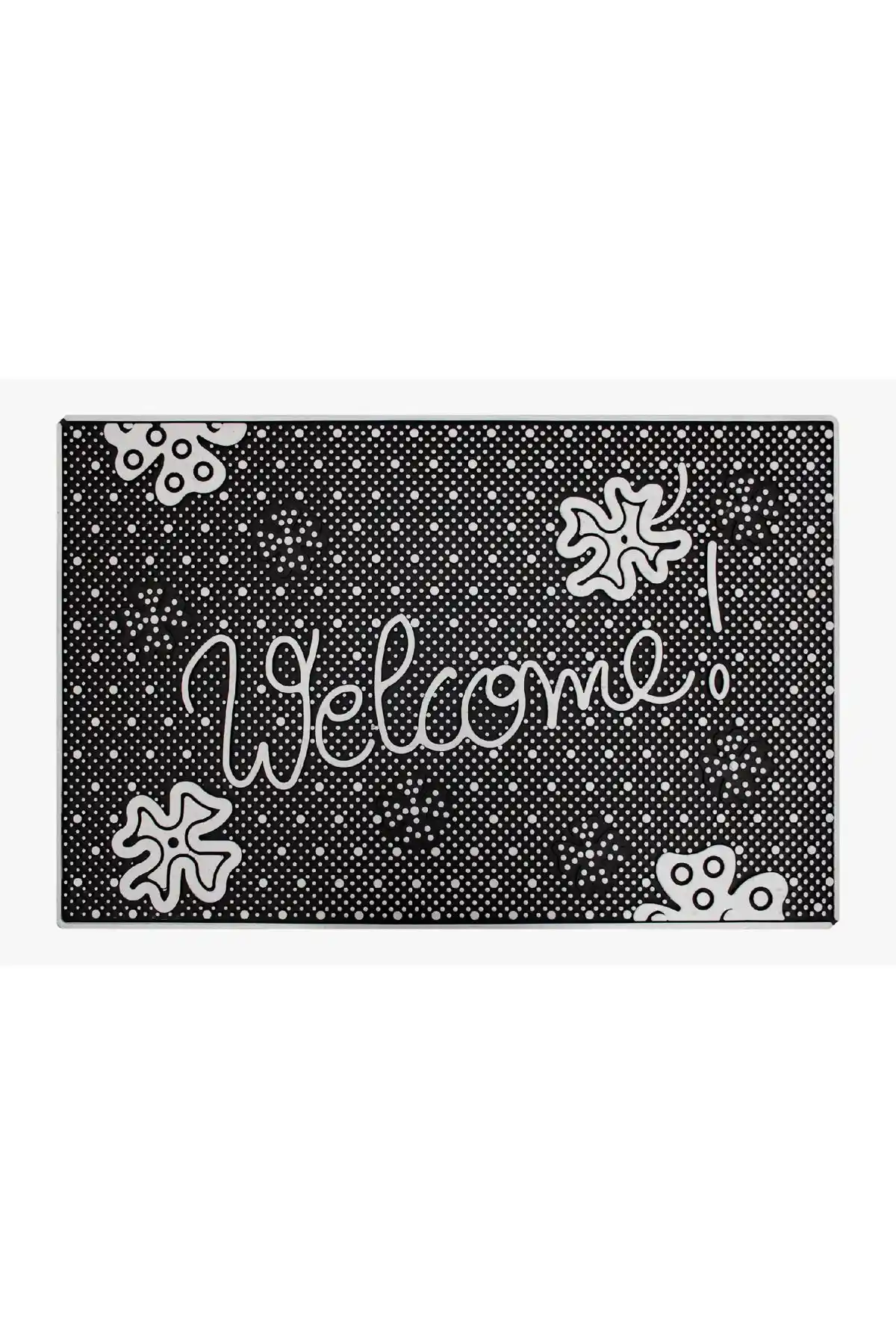 BirceHome Dekoratif Dış Kapı Yıkanabilir Toz Alıcı Halı Giriş İçin Dayanıklı ve Estetik