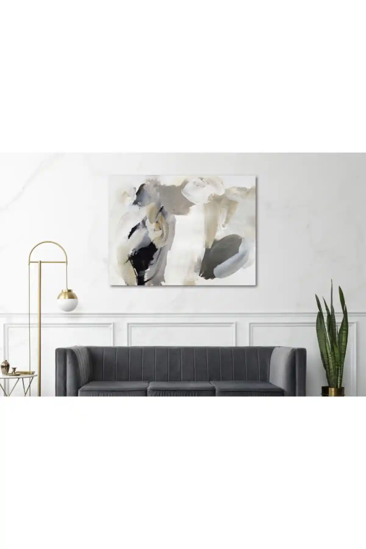 BiTablom Soyut Pastel Kanvas Tablo: Modern ve Estetik Dekorasyon Ürünü