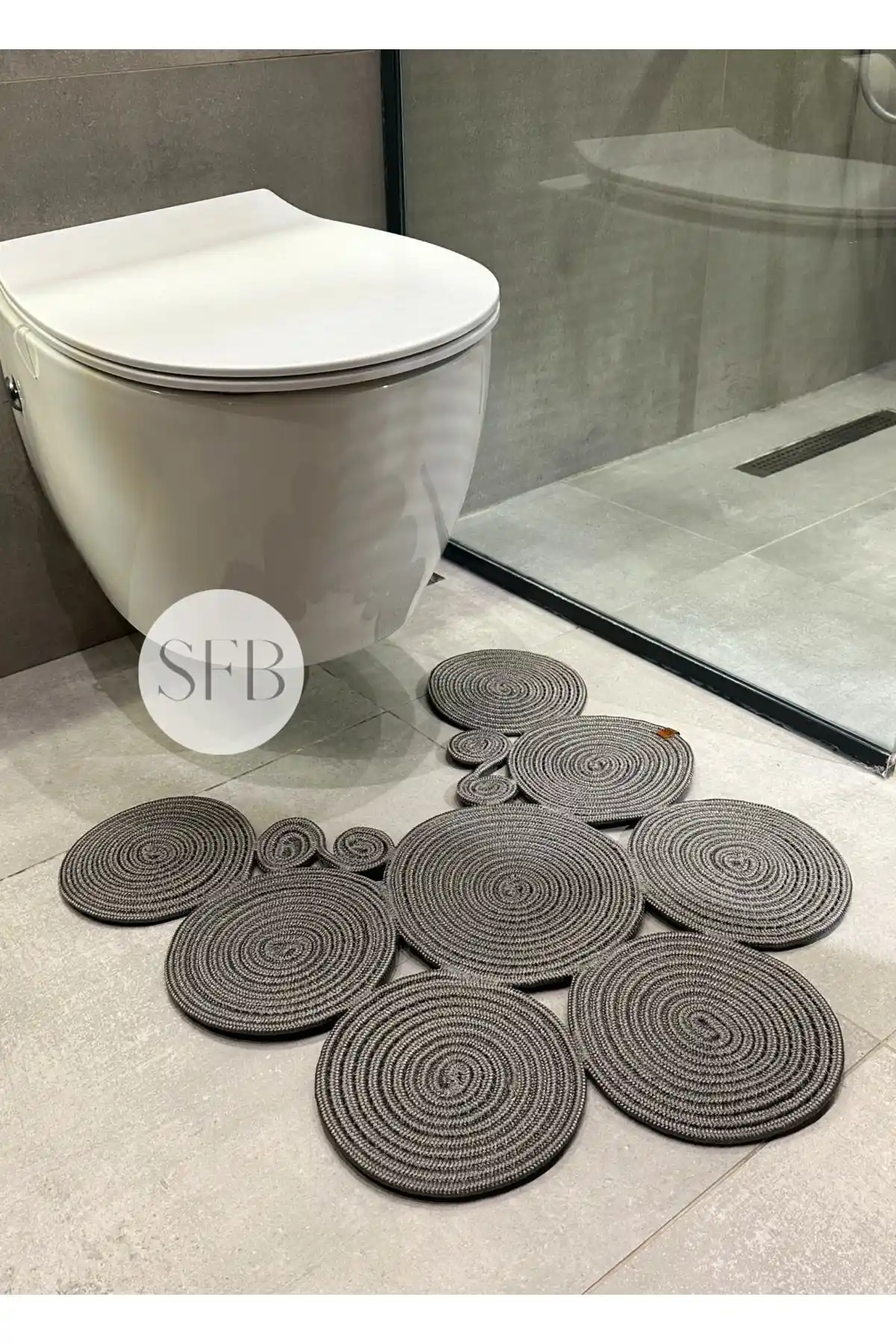 Bohem Tarzı Yıkanabilir Çift Taraflı Jüt ve Hasır Banyo Paspası Özellikleri