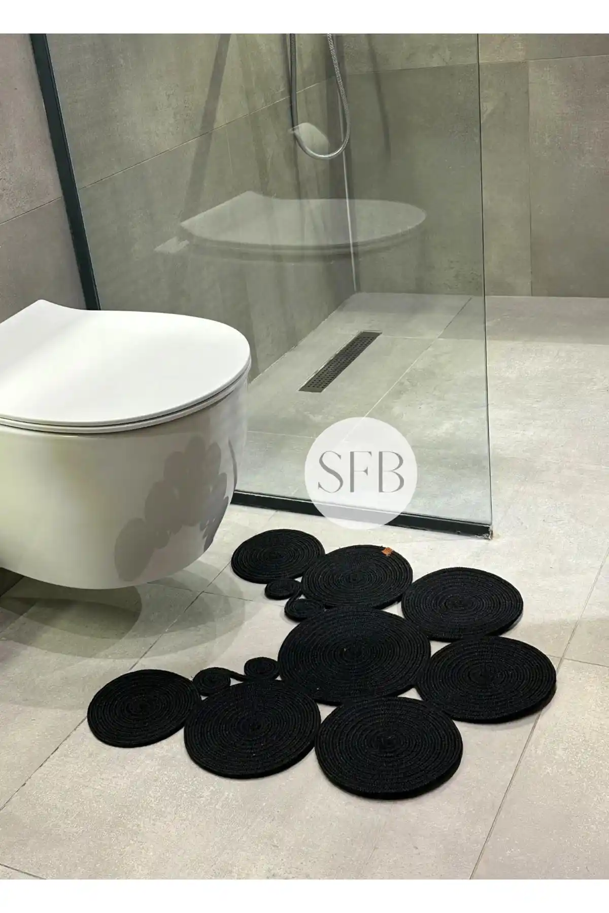 Bohem Tarzı Yıkanabilir Çift Taraflı Jüt ve Hasır Klozet Önü Paspası Ürün Tanıtımı ve Özellikleri