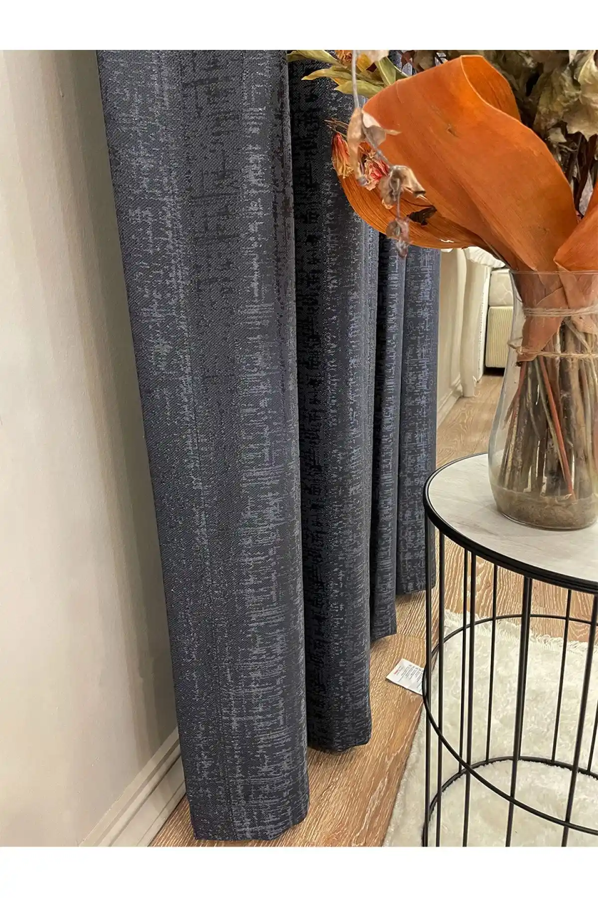 Brillant Jakar Zemin Kendinden Desenli Modern Perde 100x260 cm ve 70x260 cm Boyutlarda