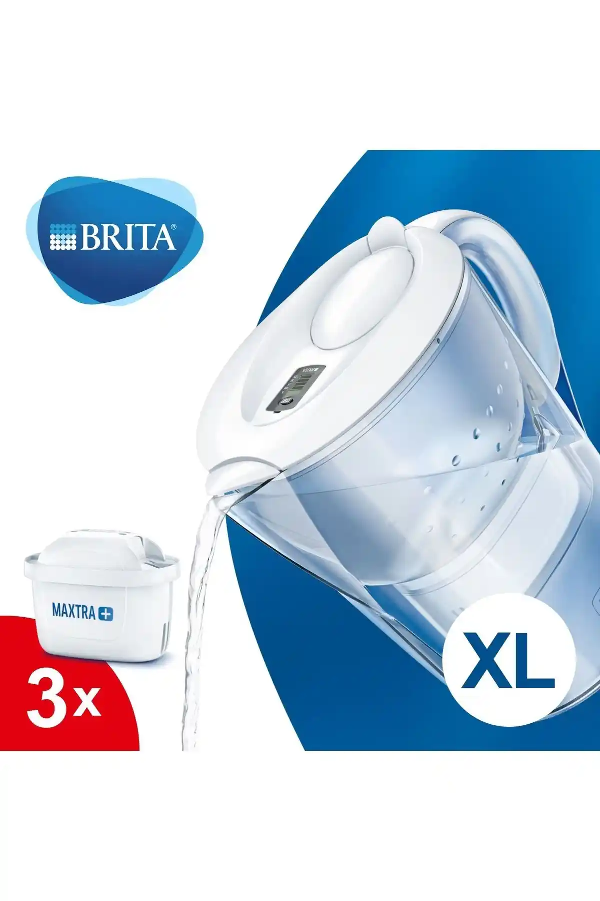 Brita Marella XL 3 Filtreli Su Arıtma Sürahisi Sağlıklı ve Lezzetli Su İçin En İyi Çözüm