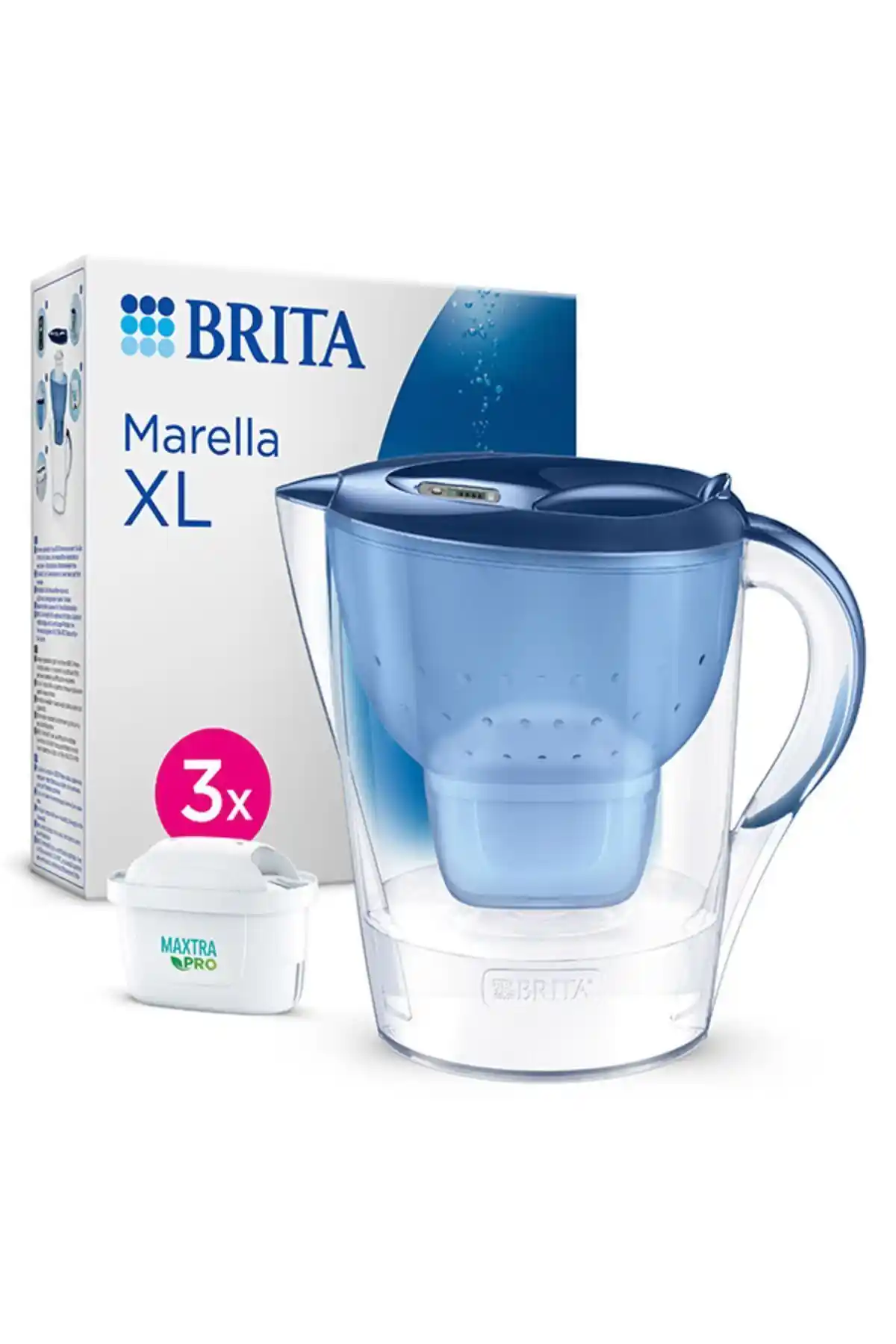 Brita Marella XL 3x Maxtra Pro Filtreli Su Sürahisi ile Temiz ve Lezzetli Su Deneyimi
