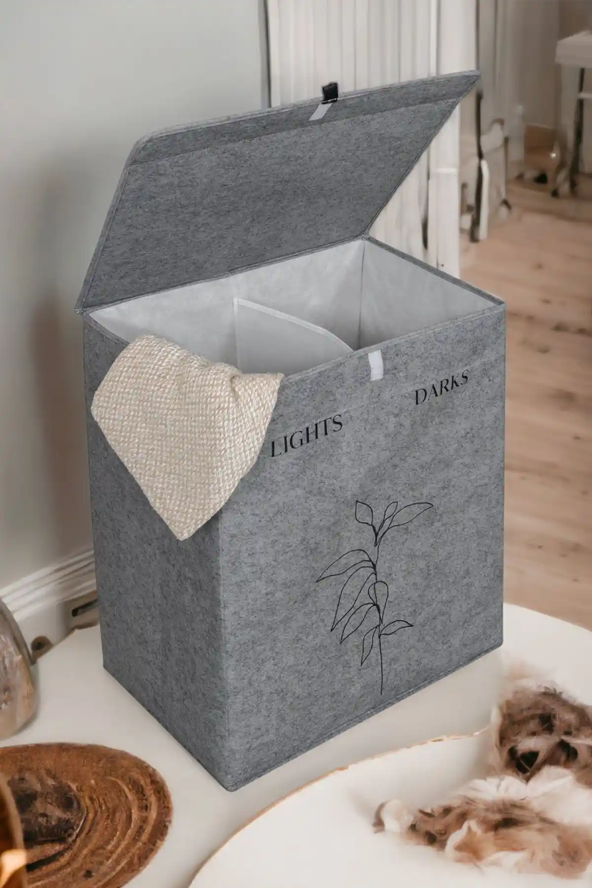 BYENS Kirli Çamaşır Sepeti: Geniş Hacimli ve Şık Çamaşır Saklama Çözümü