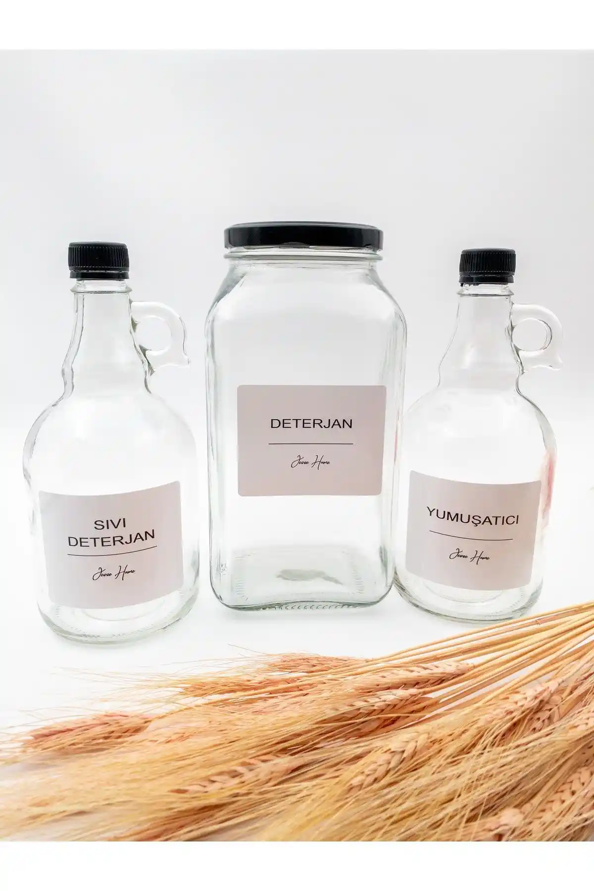 Cam Deterjan Kavanozları ve Temizlik Şişeleri: Estetik ve Fonksiyonellik Bir Arada