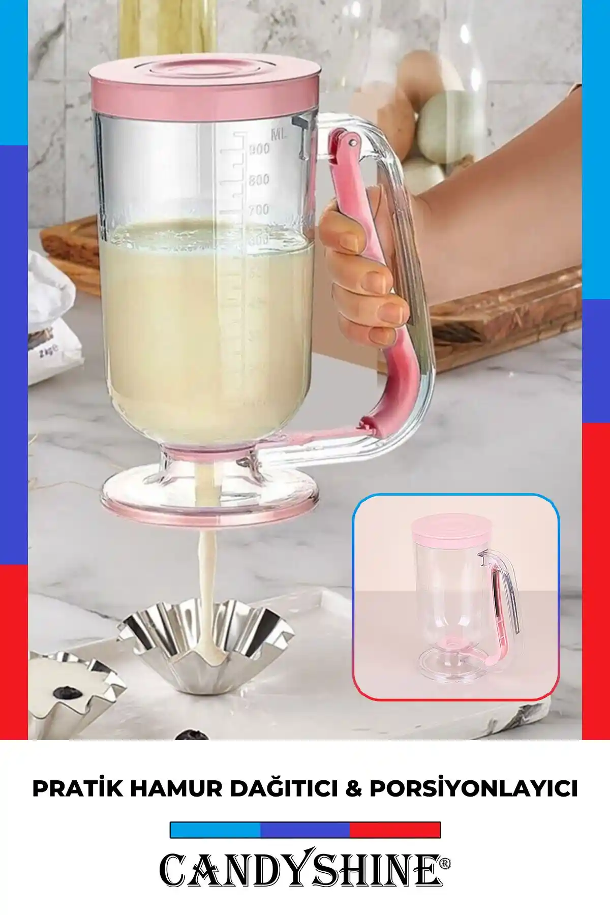 CandyShine Ölçekli Hamur Porsiyonlayıcı ile Mutfağınızda Pratik ve Estetik Çözümler