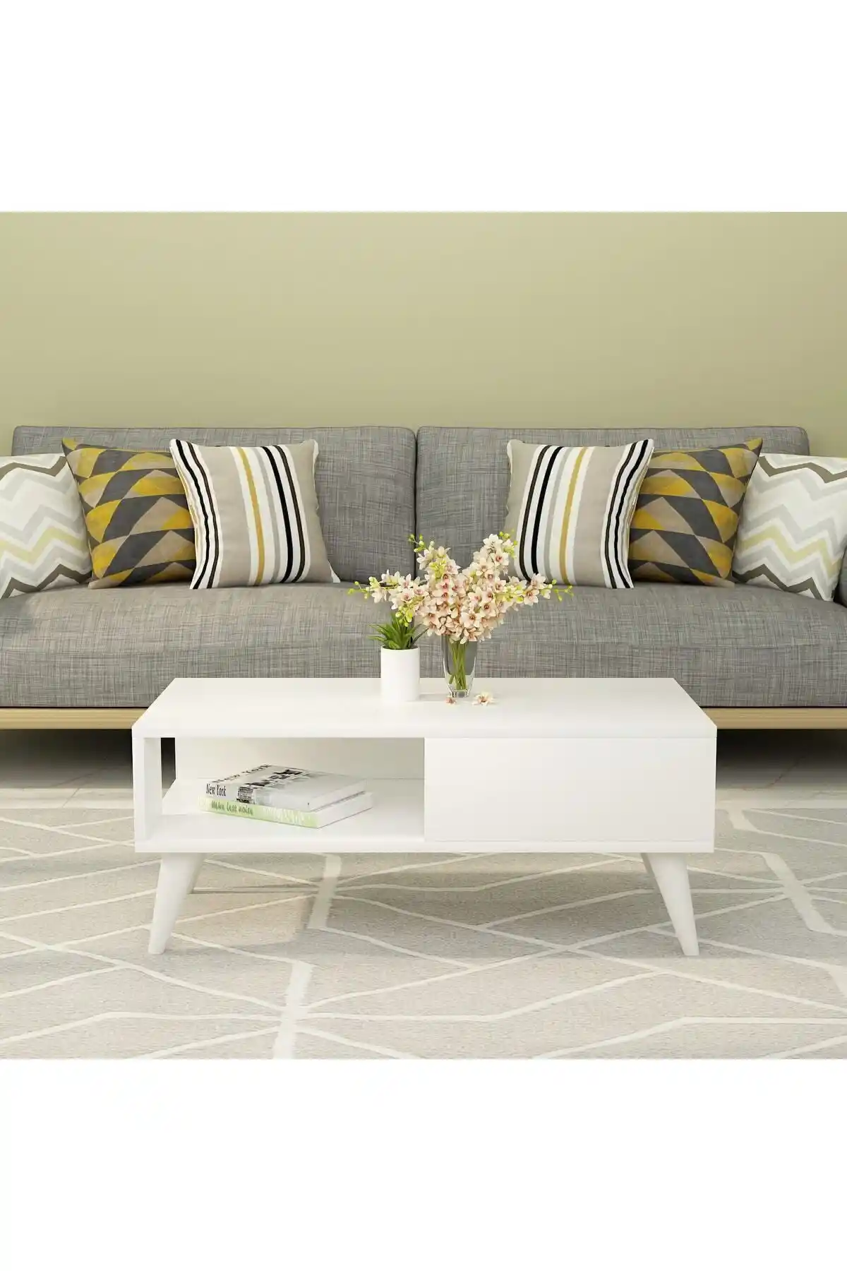 Cantek Raflı Seul ve Genel Markalar Beyaz Orta Sehpa Karşılaştırması