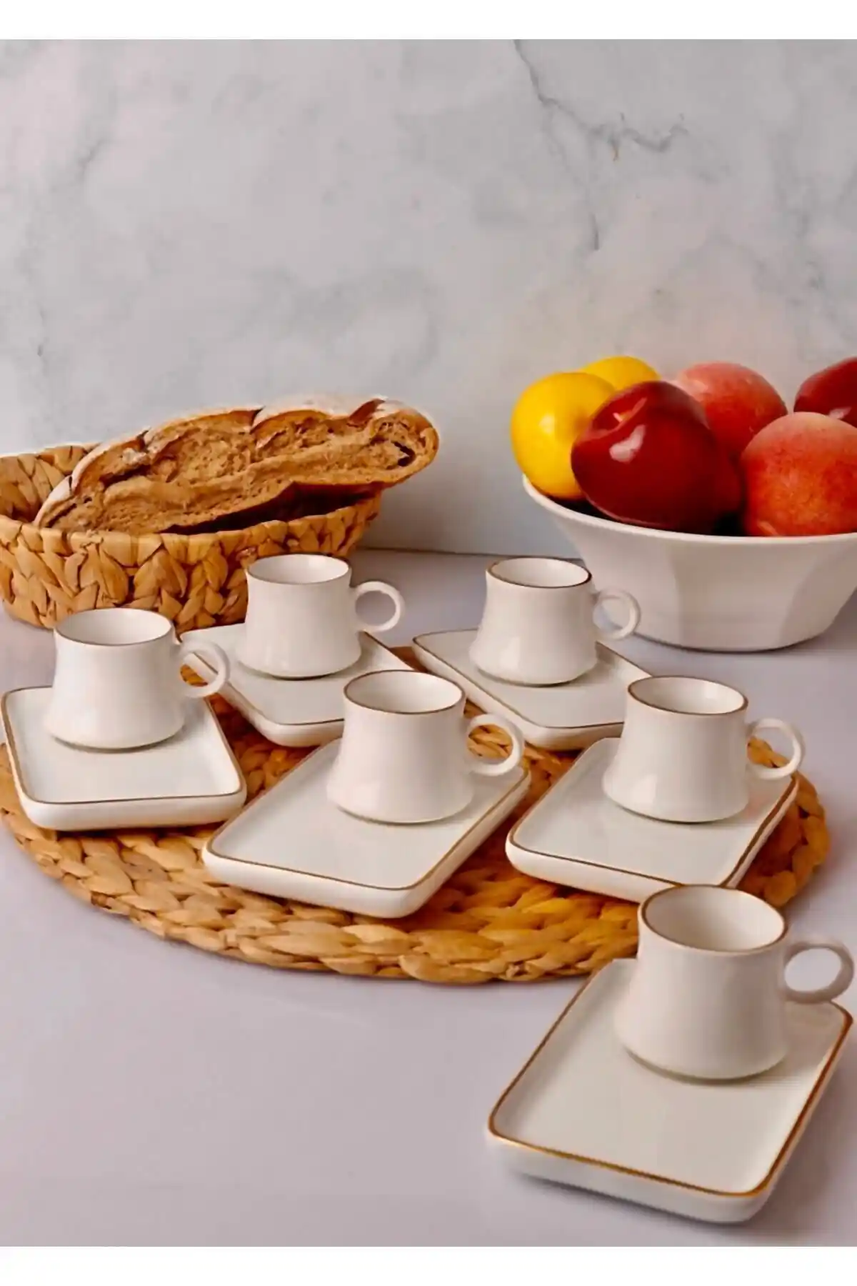 Carmen Soft Alya 6'lı Kahve Fincan Takımı Estetik ve Dayanıklı Tasarımıyla Öne Çıkıyor