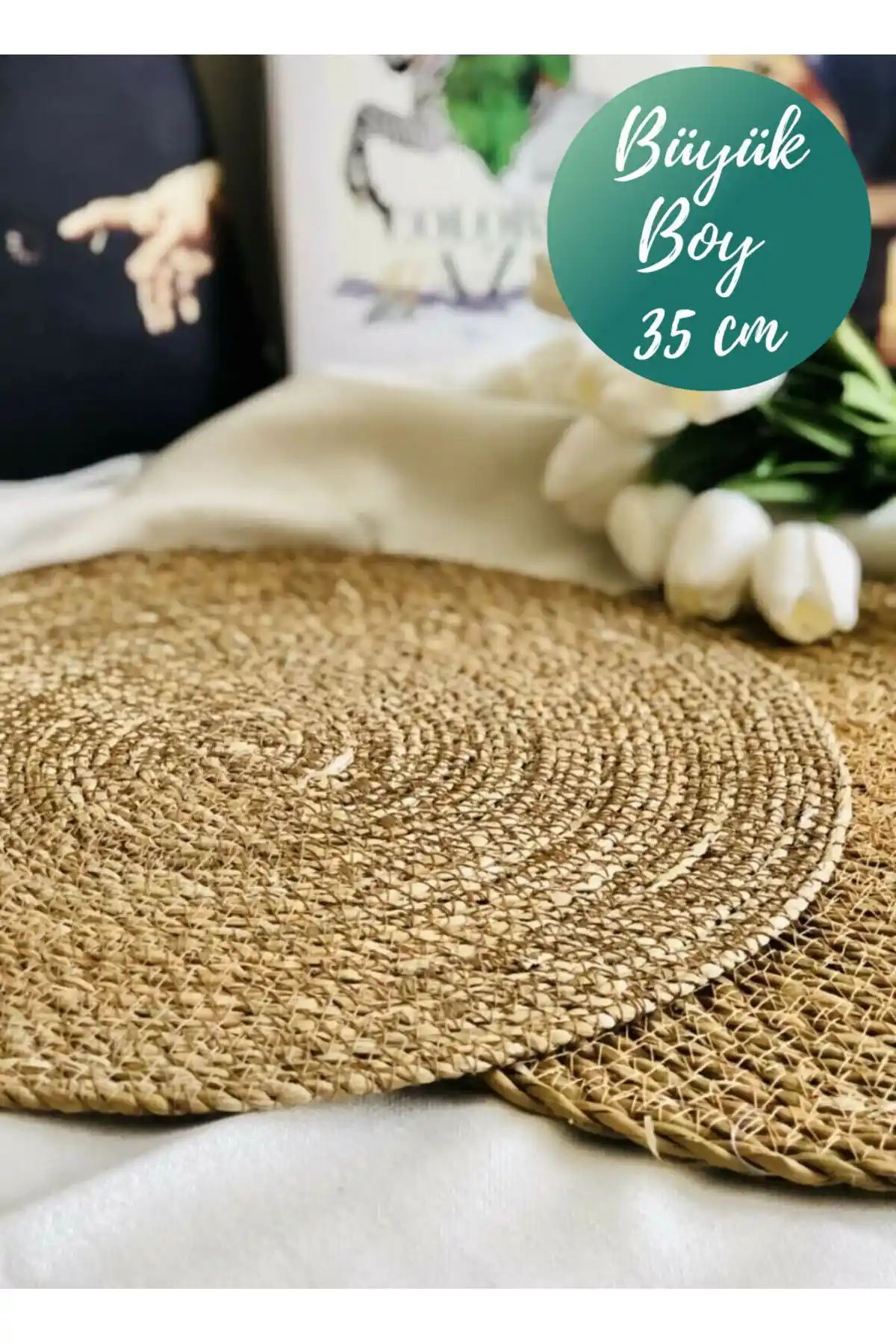 Çavdar Group 6'lı Hasır Supla ve Amerikan Servis Tabakları: Şıklık ve Fonksiyonellik