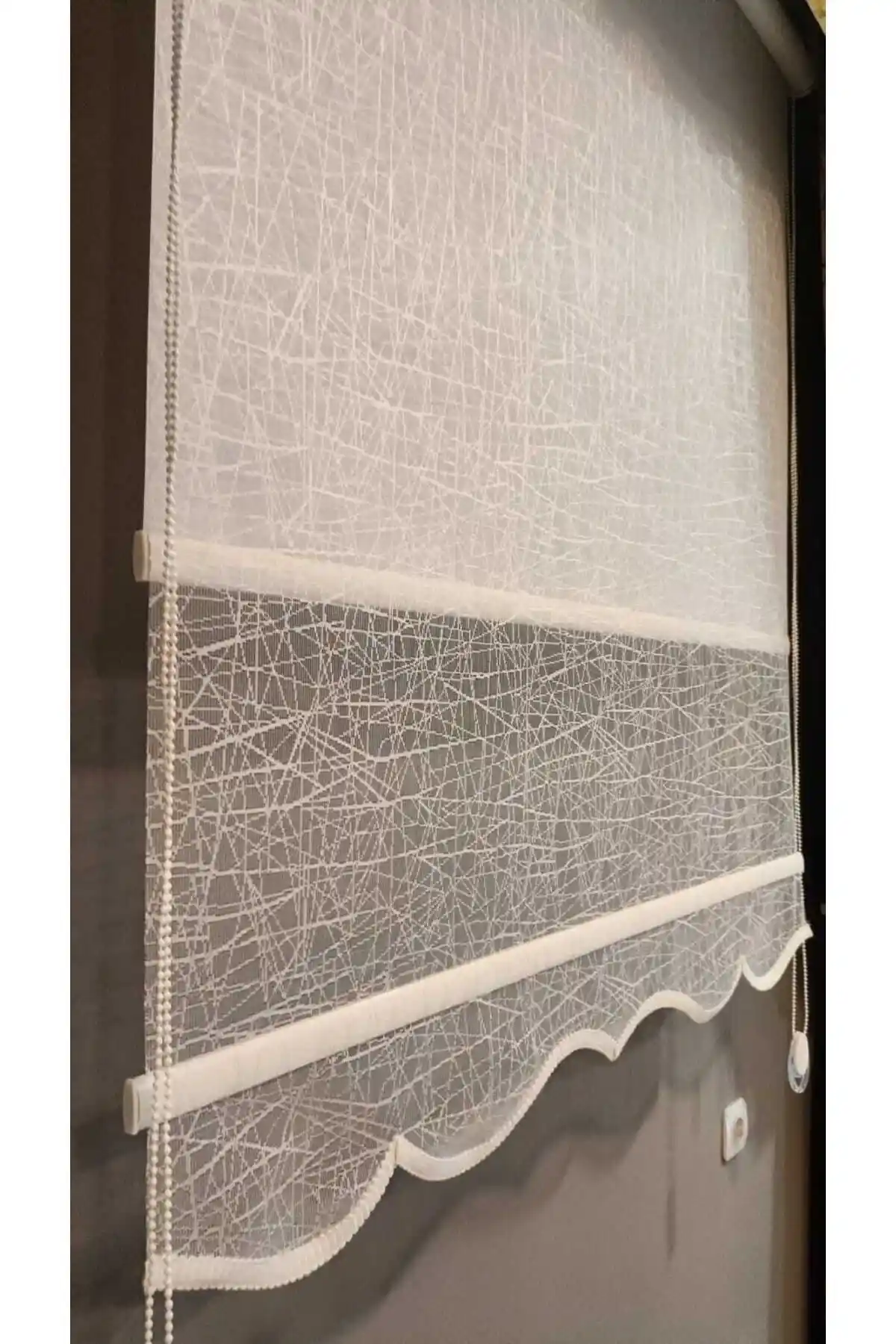 CEYHAN STORE Çift Mekanizmalı Tül Stor Perde: Modern ve Pratik Ev Dekorasyon Çözümü