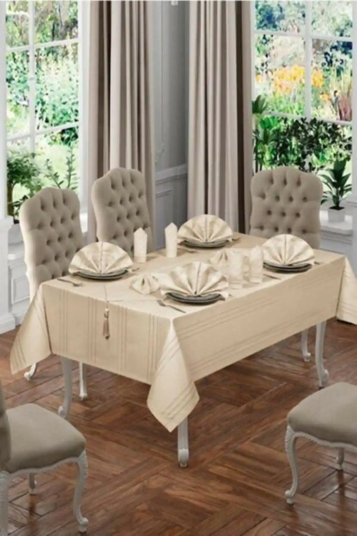 Çeyiz Sokağı 26 Parça Kahverengi Ester Yemek Seti Şık ve Fonksiyonel Tasarım