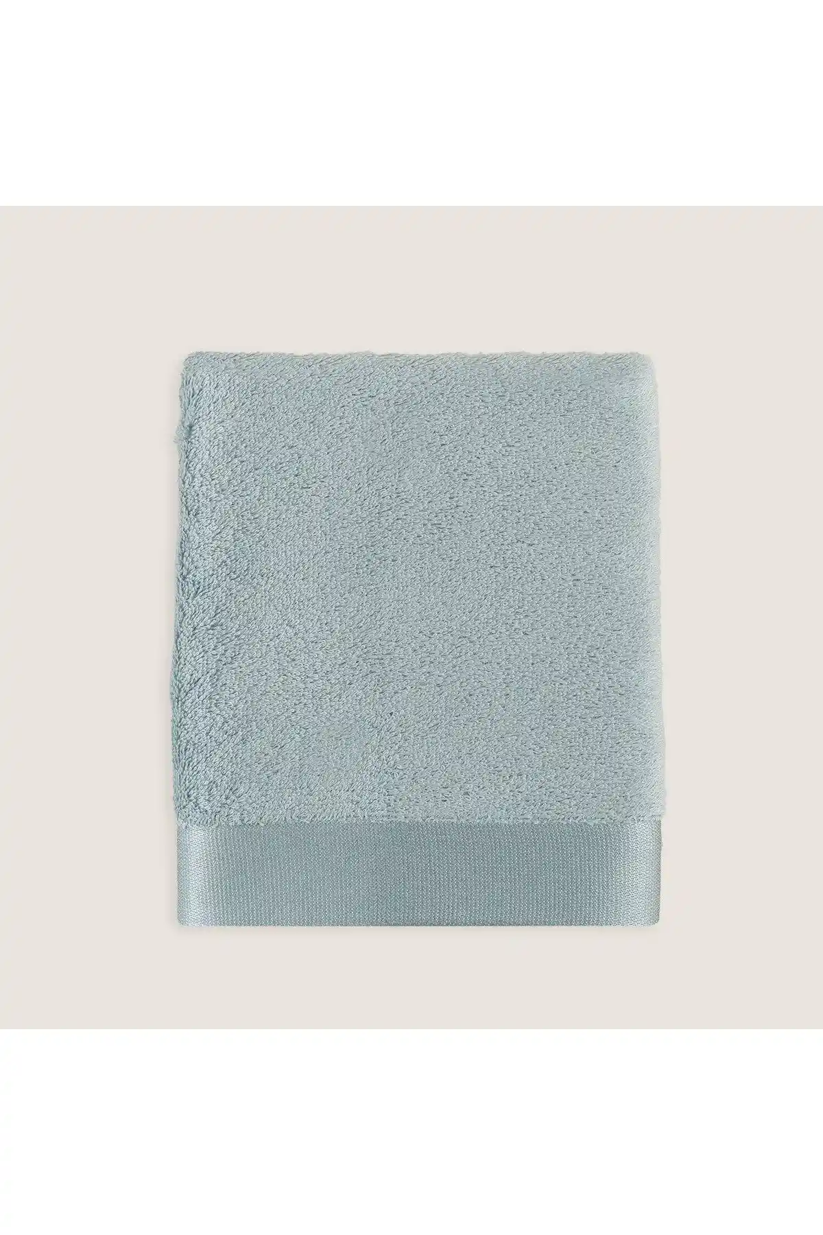 Chakra Floss Yüz Havlusu 50x90 cm Aqua – Yumuşak ve Emici Günlük Kullanım Havlusu