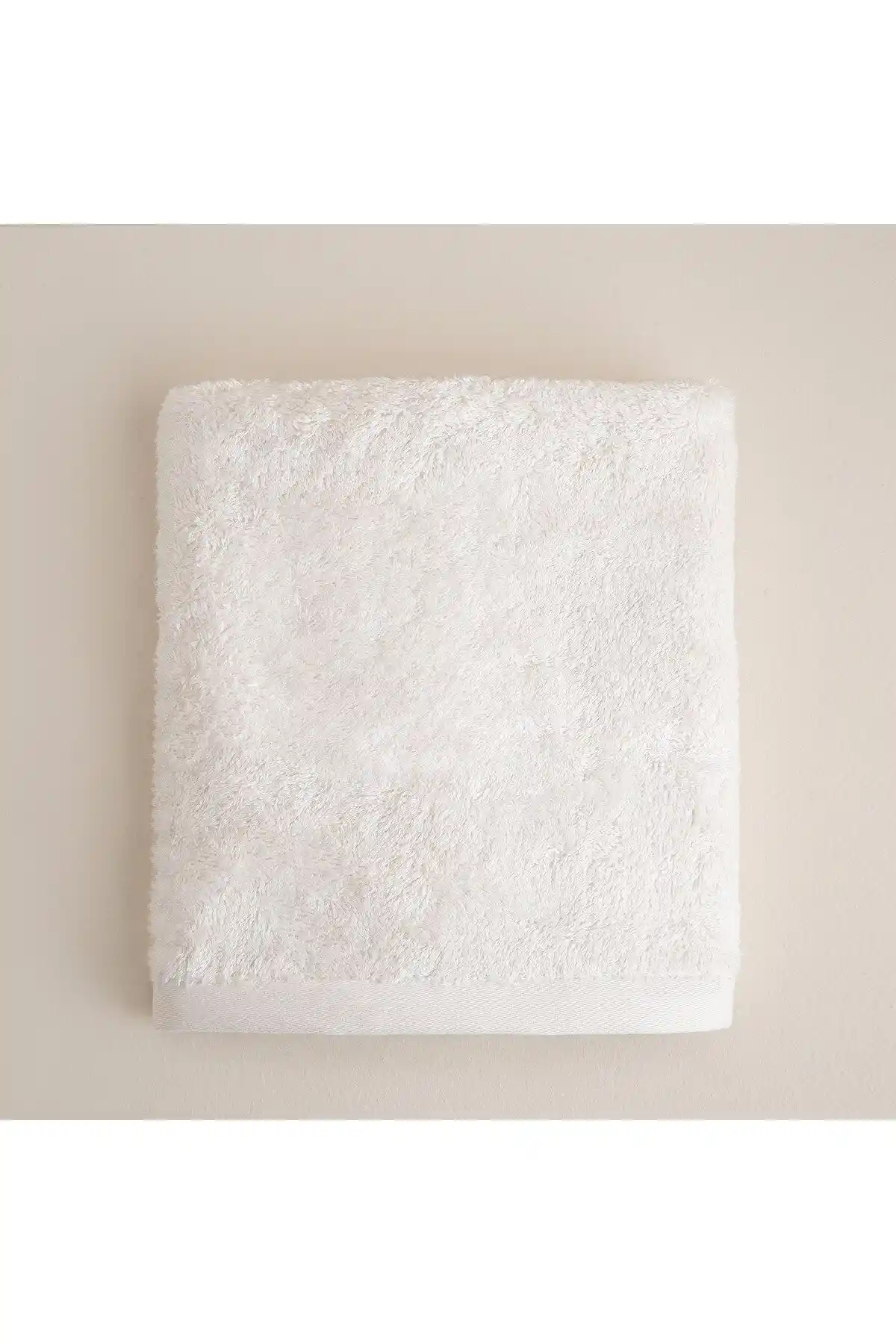 Chakra Solid Yüz Havlusu 50x90 Cm Ekru - Doğal Malzemelerle Şık ve Emici Tasarım