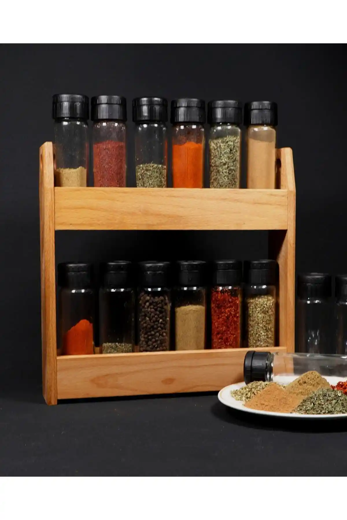 Chef Taste Cansas 12 Li Baharatlık Takımı: Estetik ve Fonksiyonel Mutfak Aksesuarları