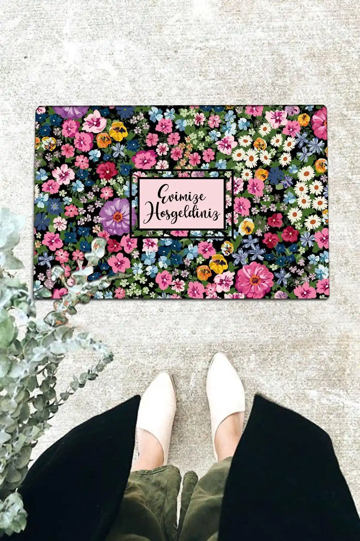 Chilai Home Dinose PVC Kapı Önü Paspasları Modern ve Dayanıklı Tasarım Çözümü