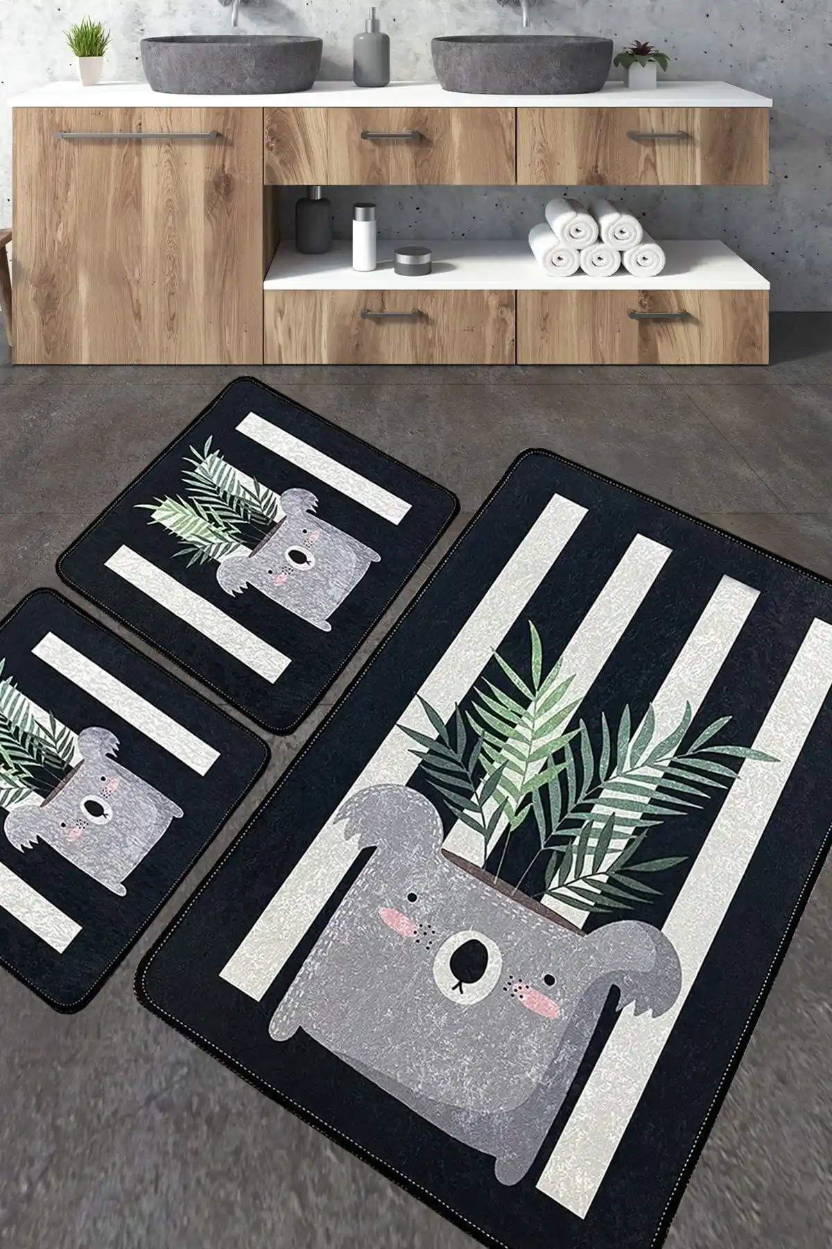 Chilai Home Rovio Banyo Halısı: Estetik ve Güvenliği Bir Arada Sunan Modern Tasarım