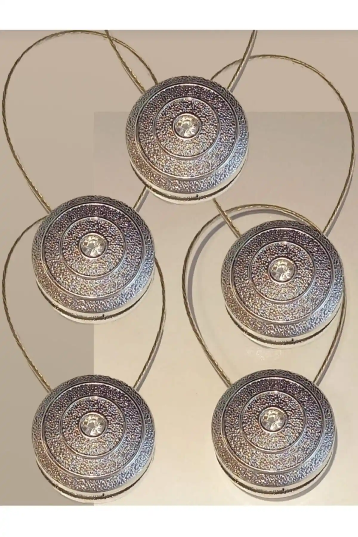 Çınar Aksesuar Mıknatıslı Perde Tutucu Seti Modern ve Dayanıklı Tasarım