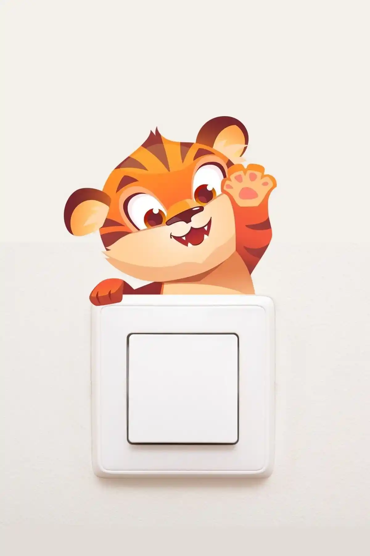 Çocuk Odaları İçin Renkli ve Eğlenceli Dekoratif Priz Sticker Seti