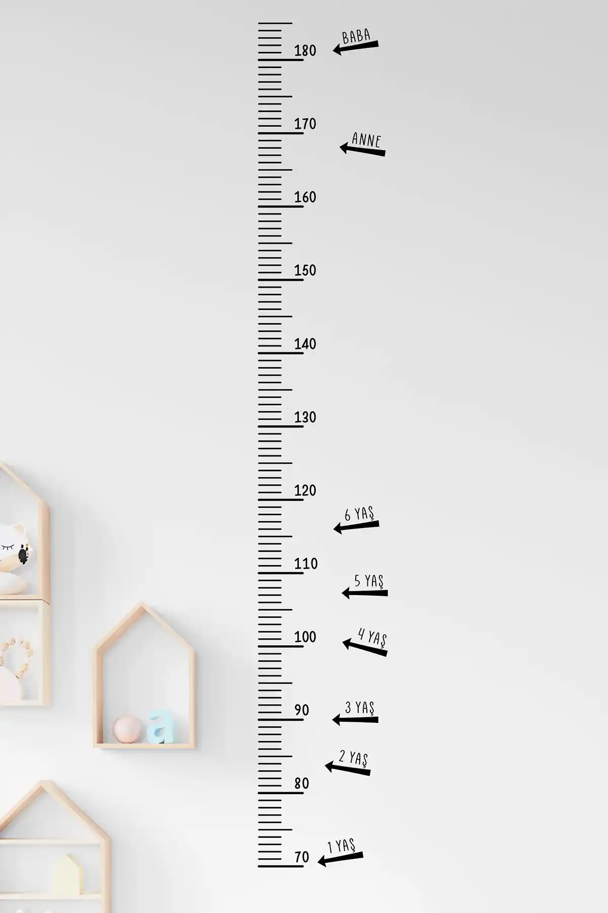 Çocuk Odası Boy Ölçer Stickerlerinin Karşılaştırması: NeoPrint ve Sepet Yıldızı Zürafa