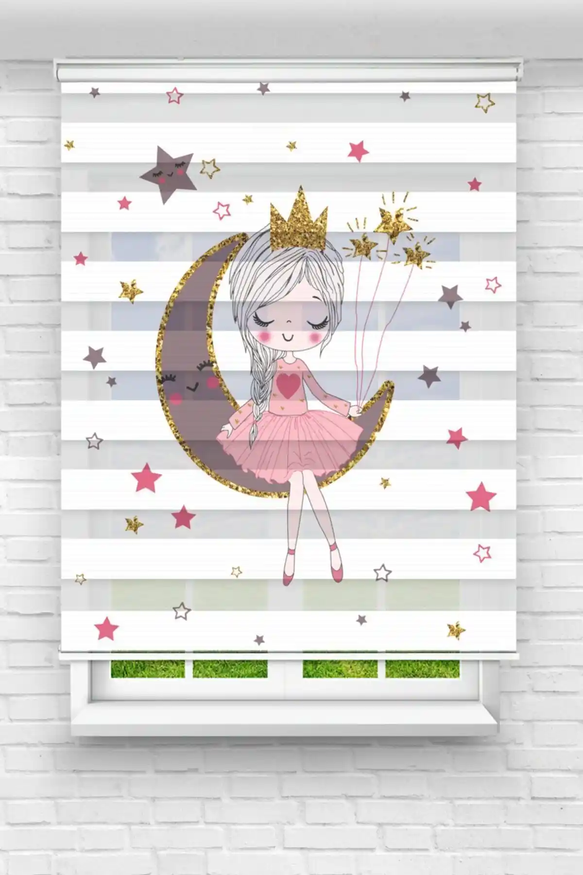 Çocuk Odası İçin Modern Dijital Baskılı Zebra Perde Tasarımı ve Özellikleri